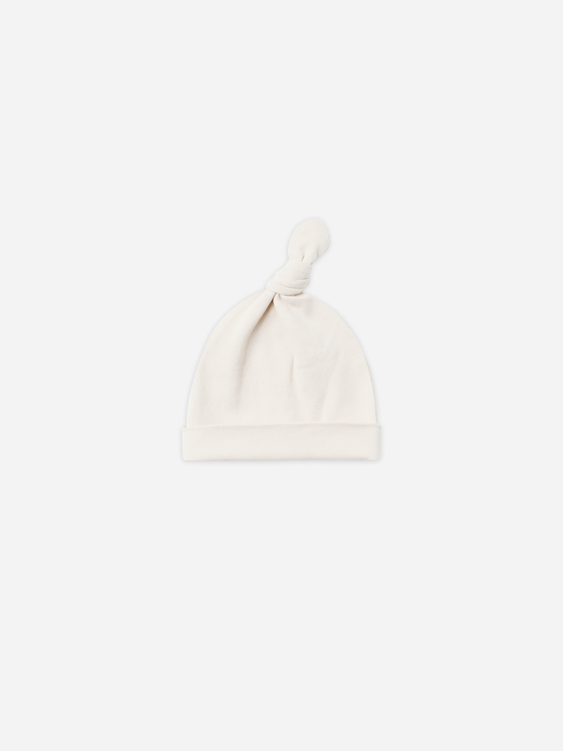 Knotted Baby Hat || Ivory - Rylee + Cru | Kids Clothes | Trendy Baby Clothes | Modern Infant Outfits |