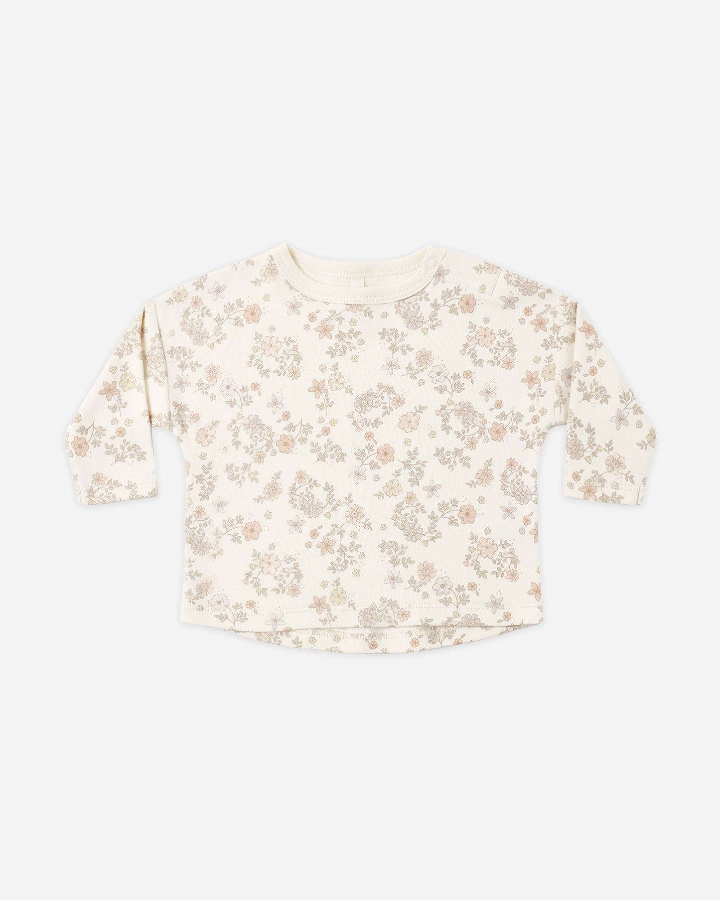 Long Sleeve Tee Floral Vine - Rylee + Cru | Kids Clothes | Trendy Baby Clothes | Modern Infant Outfits |
