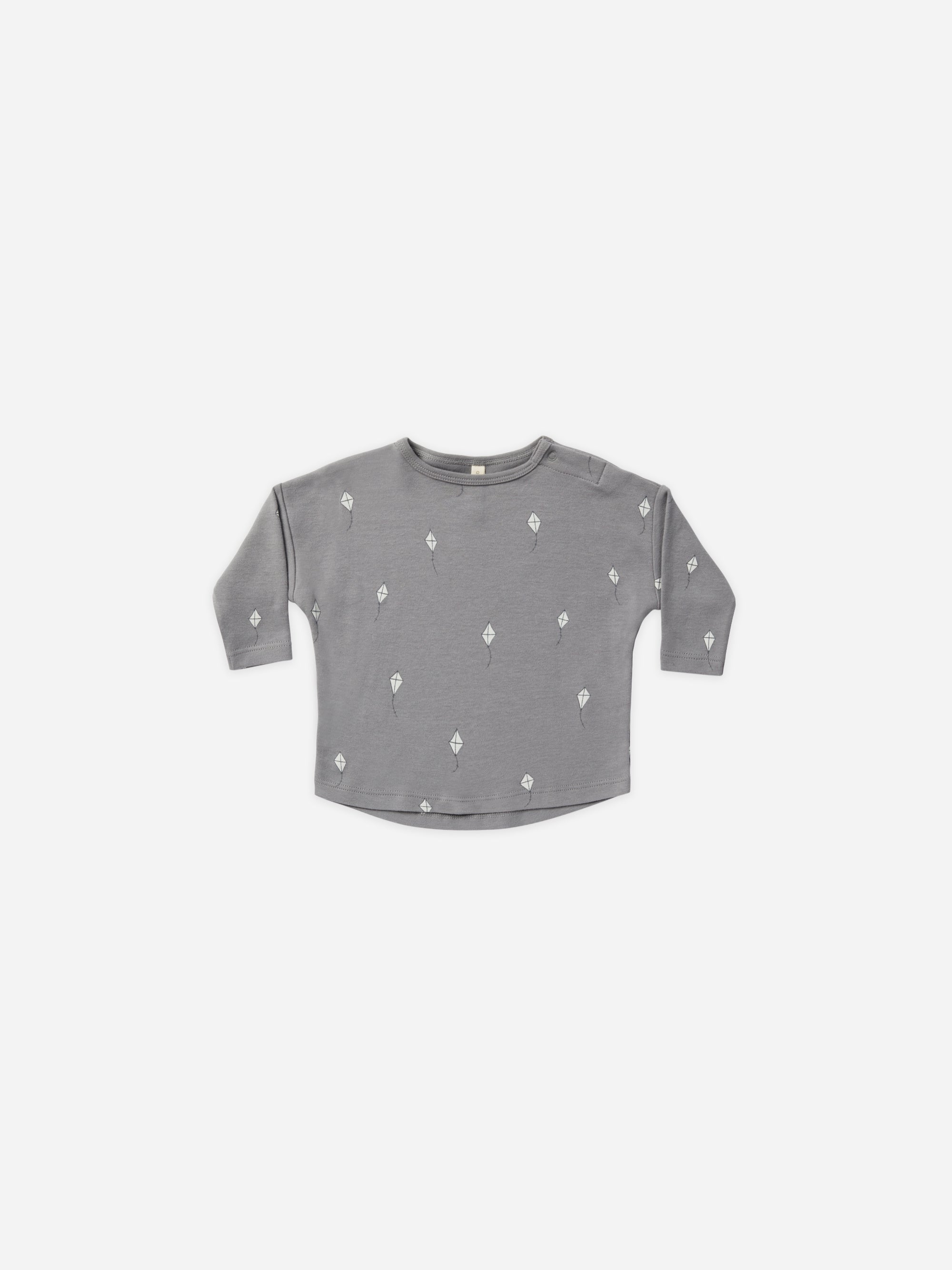 Long Sleeve Tee || Kites - Rylee + Cru | Kids Clothes | Trendy Baby Clothes | Modern Infant Outfits |