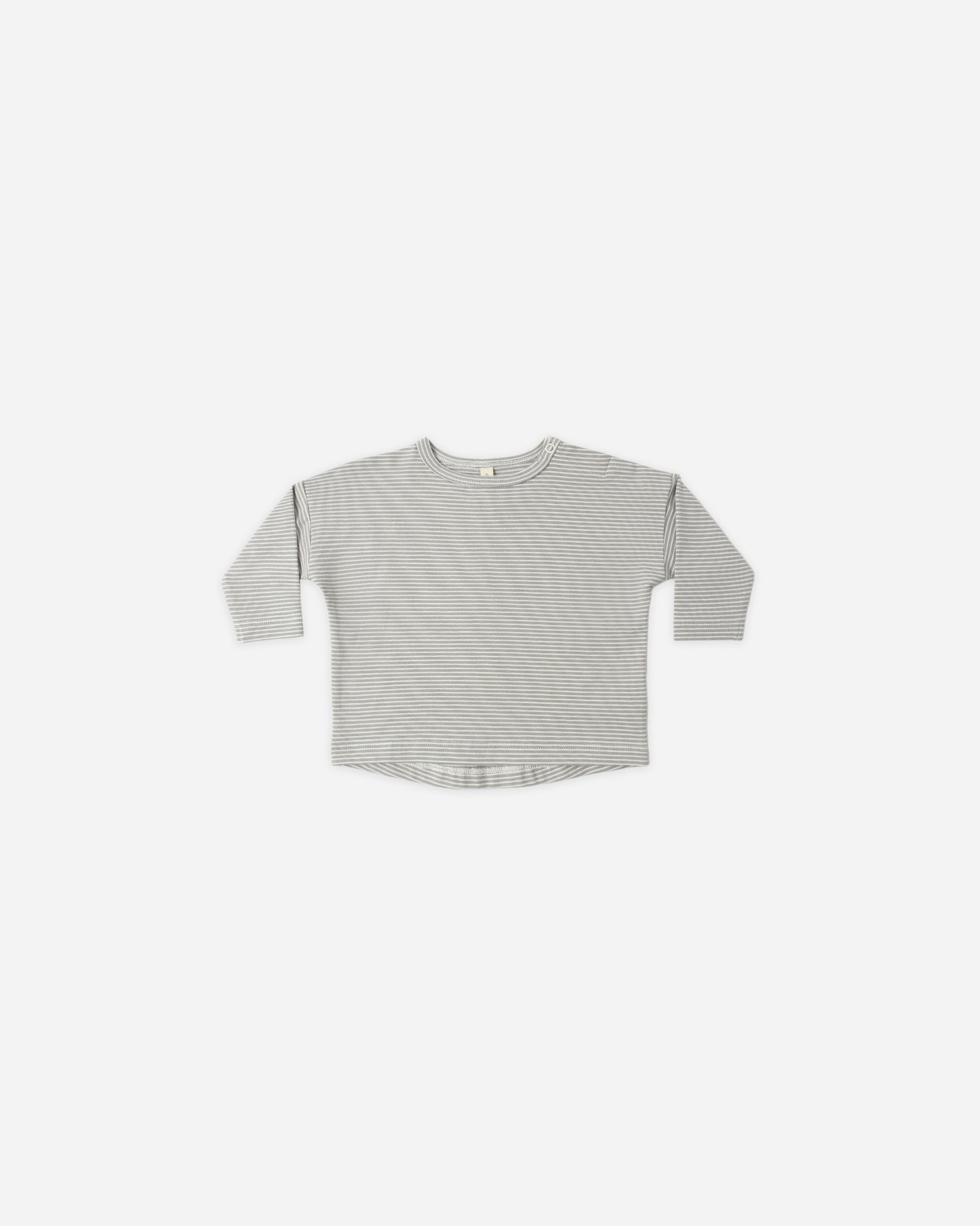 Long Sleeve Tee Sage Micro Stripe - Rylee + Cru | Kids Clothes | Trendy Baby Clothes | Modern Infant Outfits |