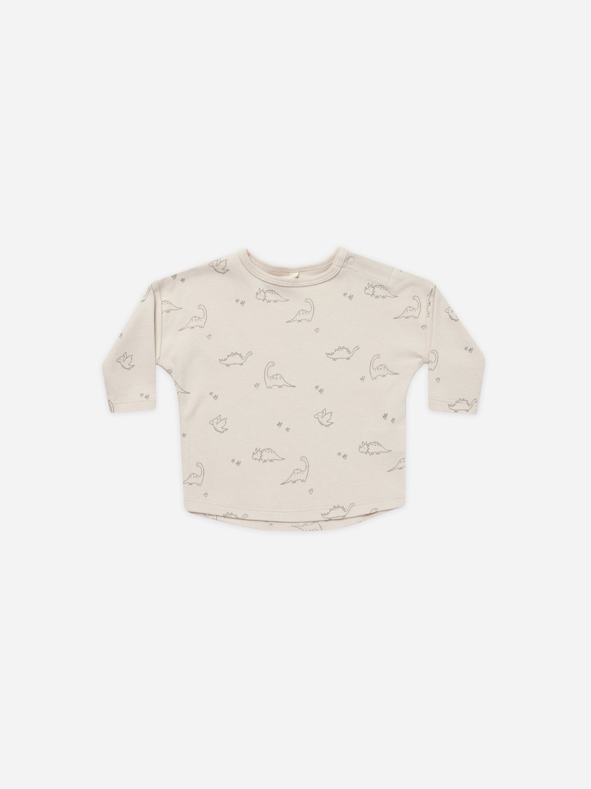 Long Sleeve Tee || Dino - Rylee + Cru | Kids Clothes | Trendy Baby Clothes | Modern Infant Outfits |