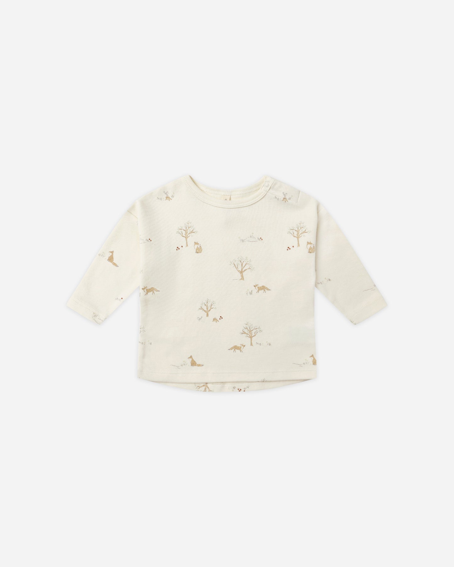 Long Sleeve Tee || Fox Land - Rylee + Cru | Kids Clothes | Trendy Baby Clothes | Modern Infant Outfits |