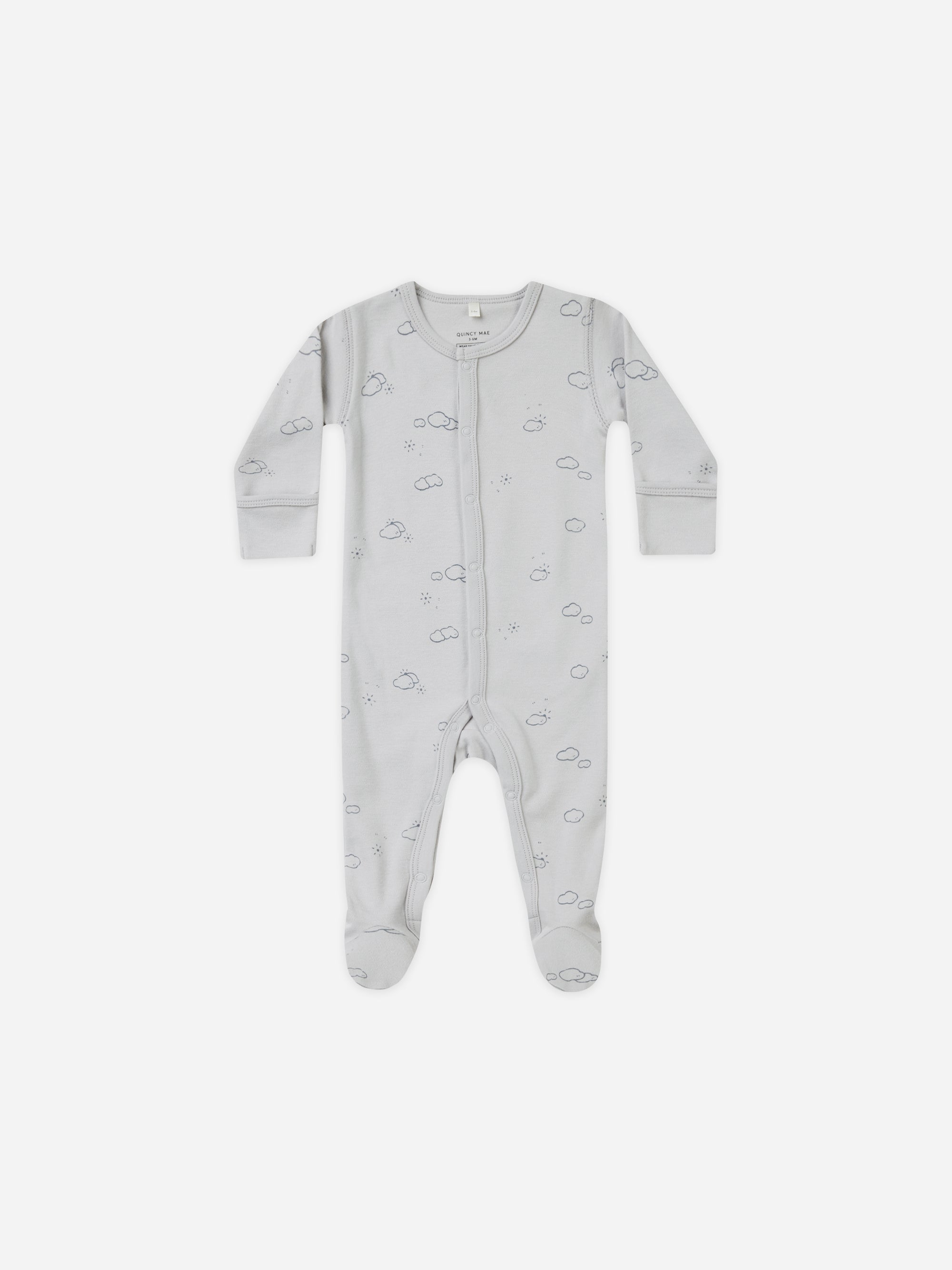 Full Snap Footie || Sunny Day - Rylee + Cru | Kids Clothes | Trendy Baby Clothes | Modern Infant Outfits |