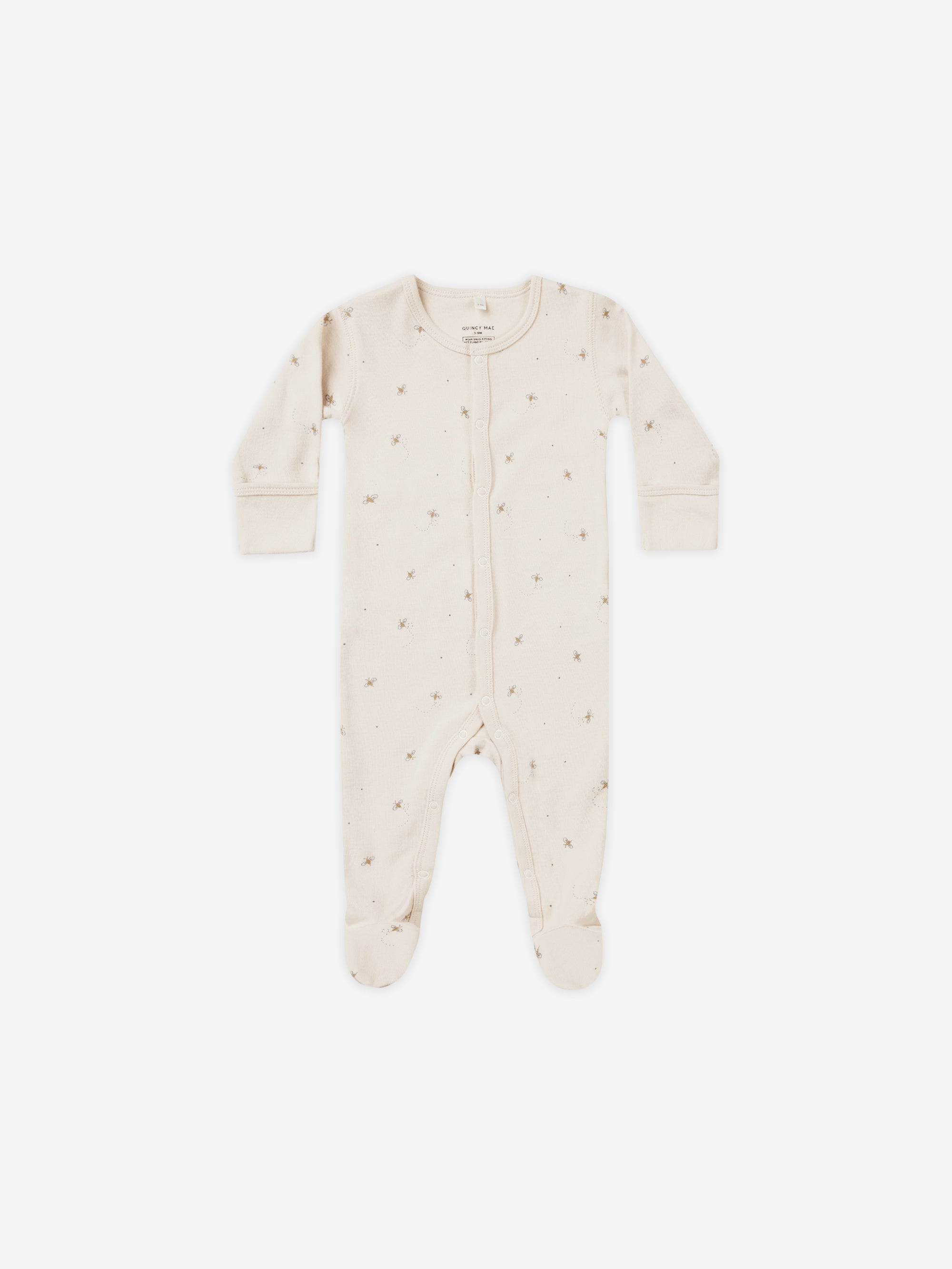 Full Snap Footie || Bees - Rylee + Cru | Kids Clothes | Trendy Baby Clothes | Modern Infant Outfits |