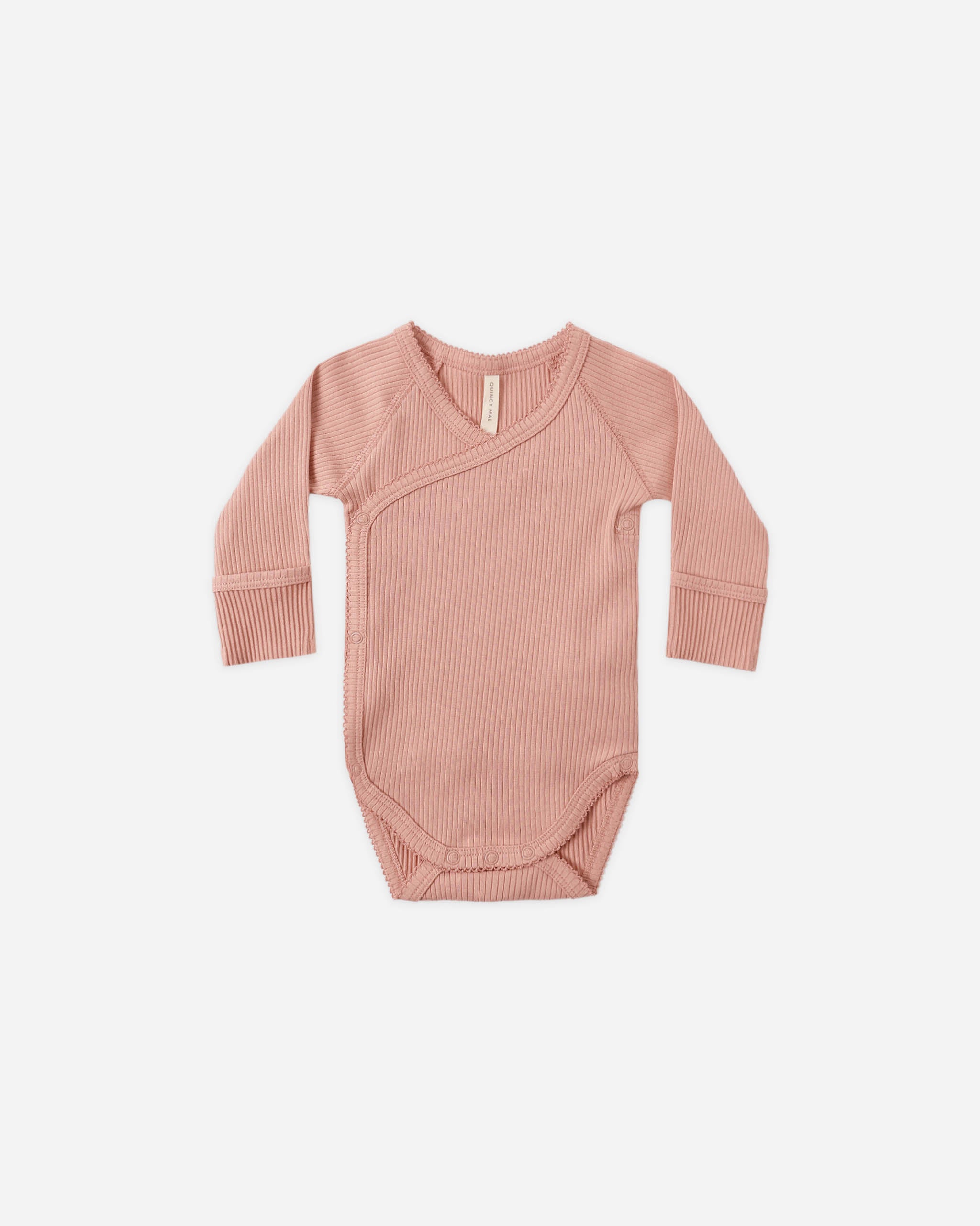 Side Snap Bodysuit Pink