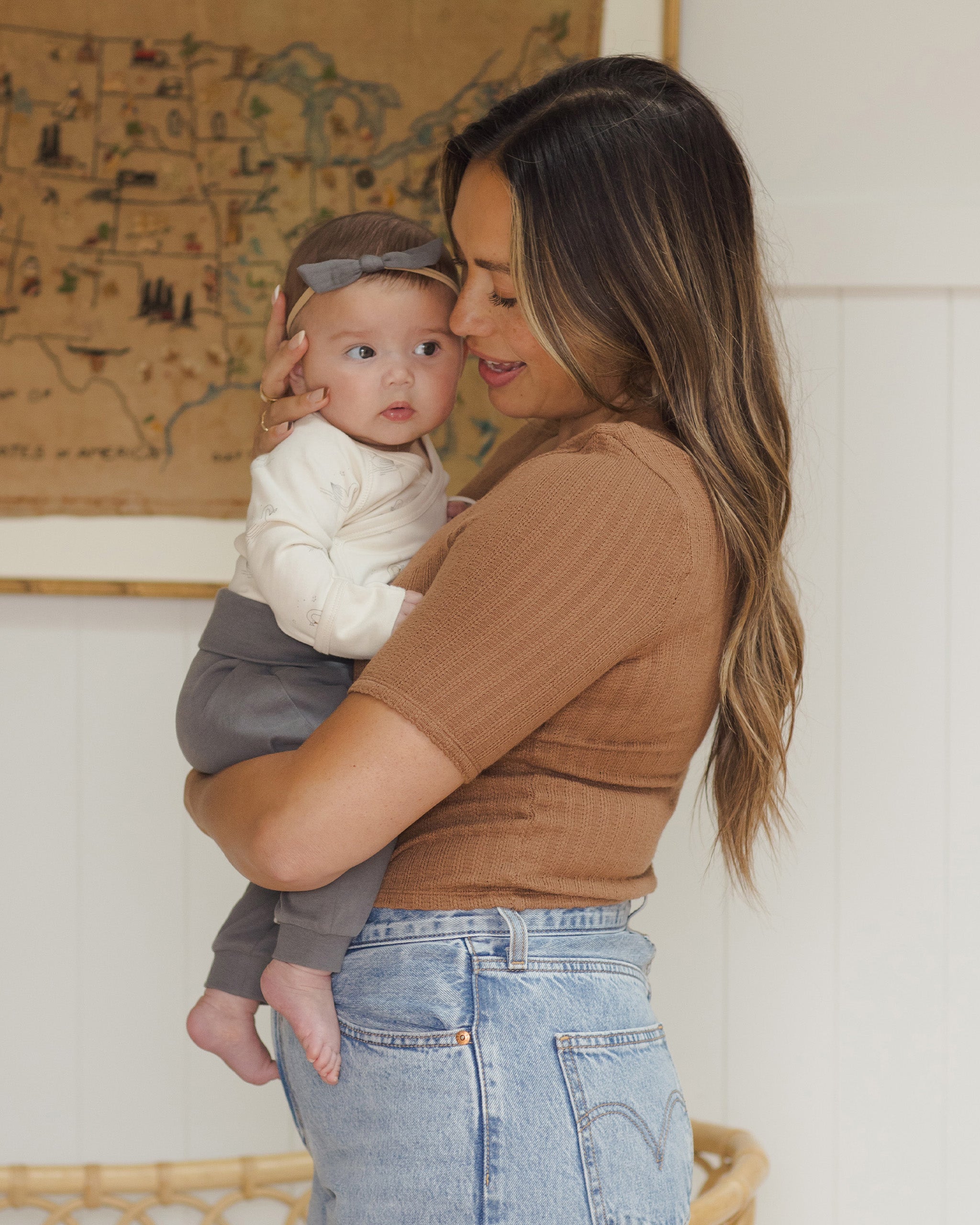 Baby Pant Set || Indigo, Ivory