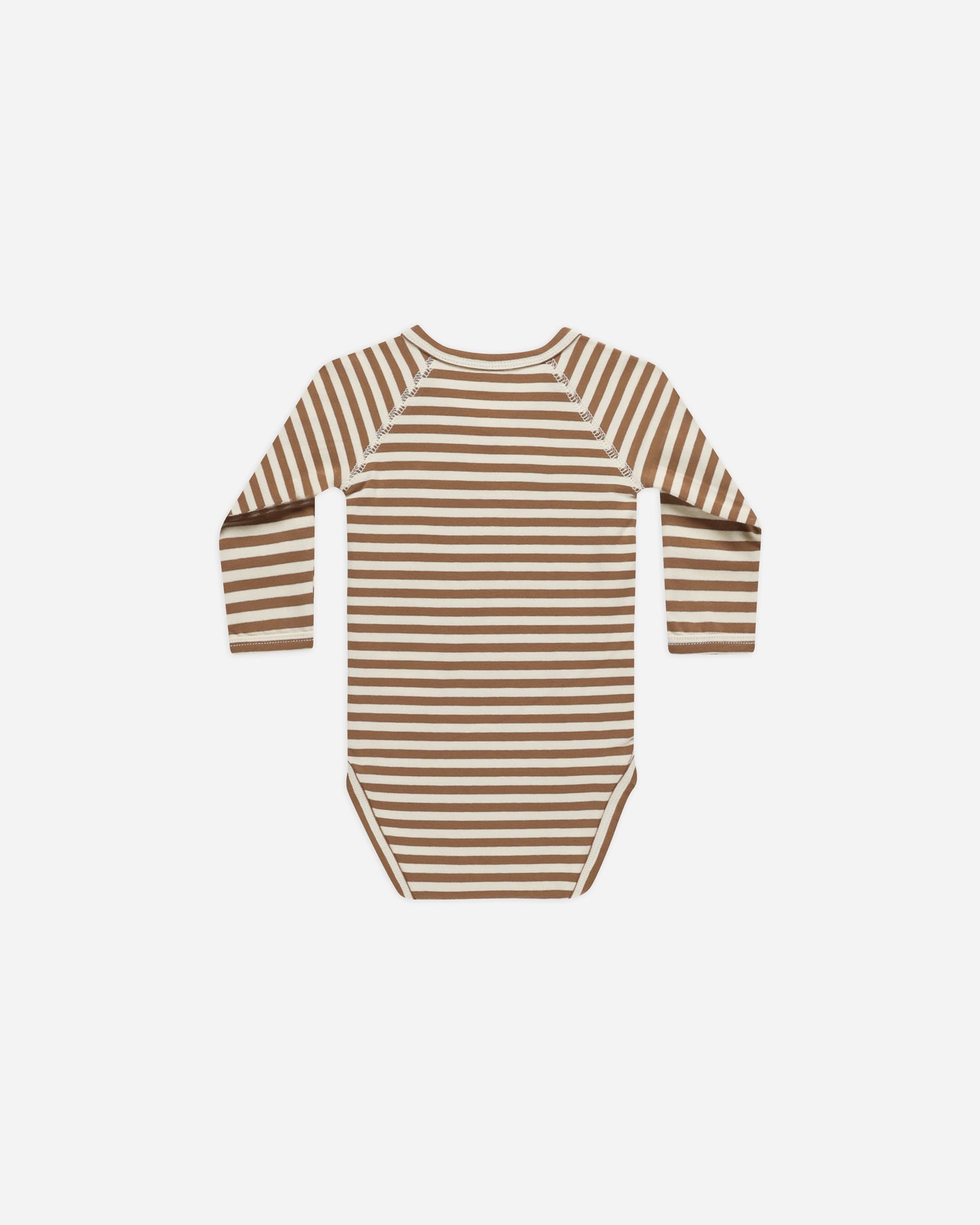 Side Snap Bodysuit || Cinnamon-Stripe