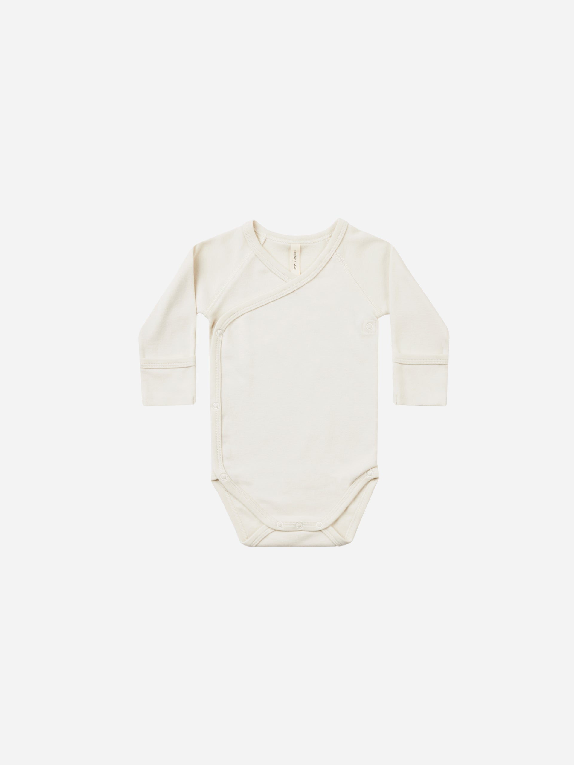 Side Snap Bodysuit || Ivory – Quincy Mae