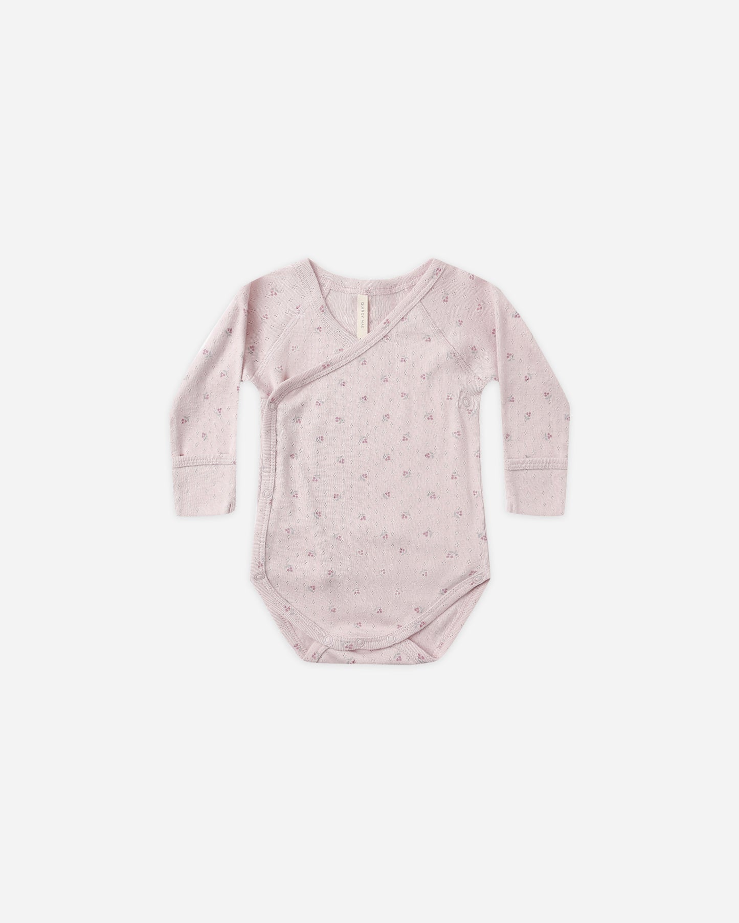 Side Snap Bodysuit || Lilac Ditsy - Rylee + Cru | Kids Clothes | Trendy Baby Clothes | Modern Infant Outfits |