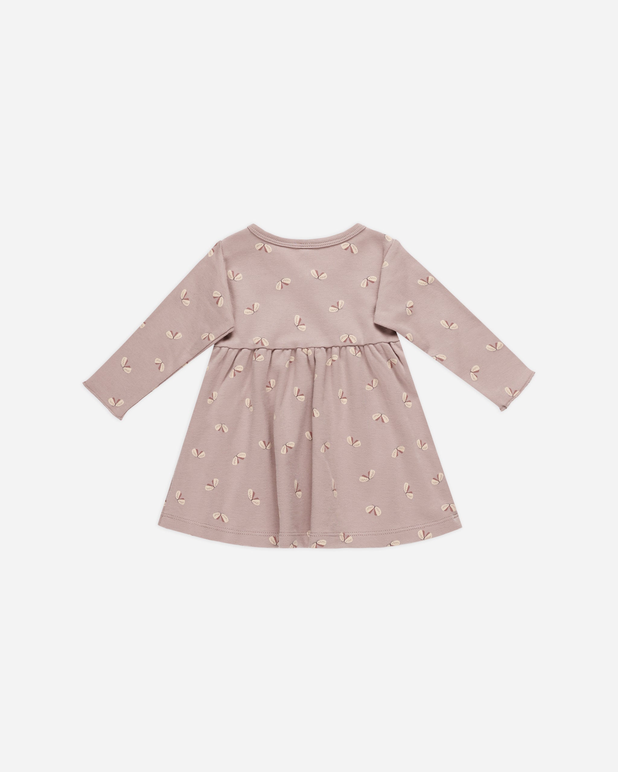 Long Sleeve Baby Dress || Butterflies