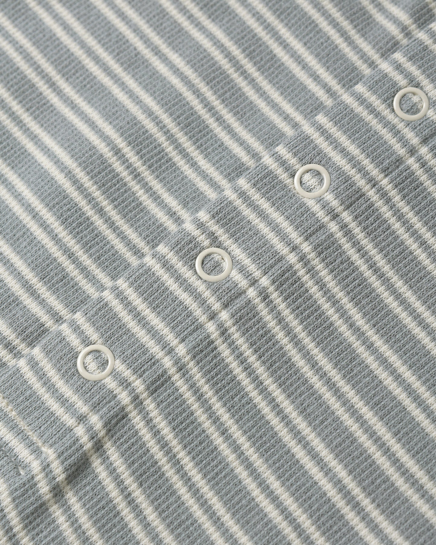 Ribbed Baby Jumpsuit || Steel Blue Micro Stripe - Rylee + Cru | Kids Clothes | Trendy Baby Clothes | Modern Infant Outfits |