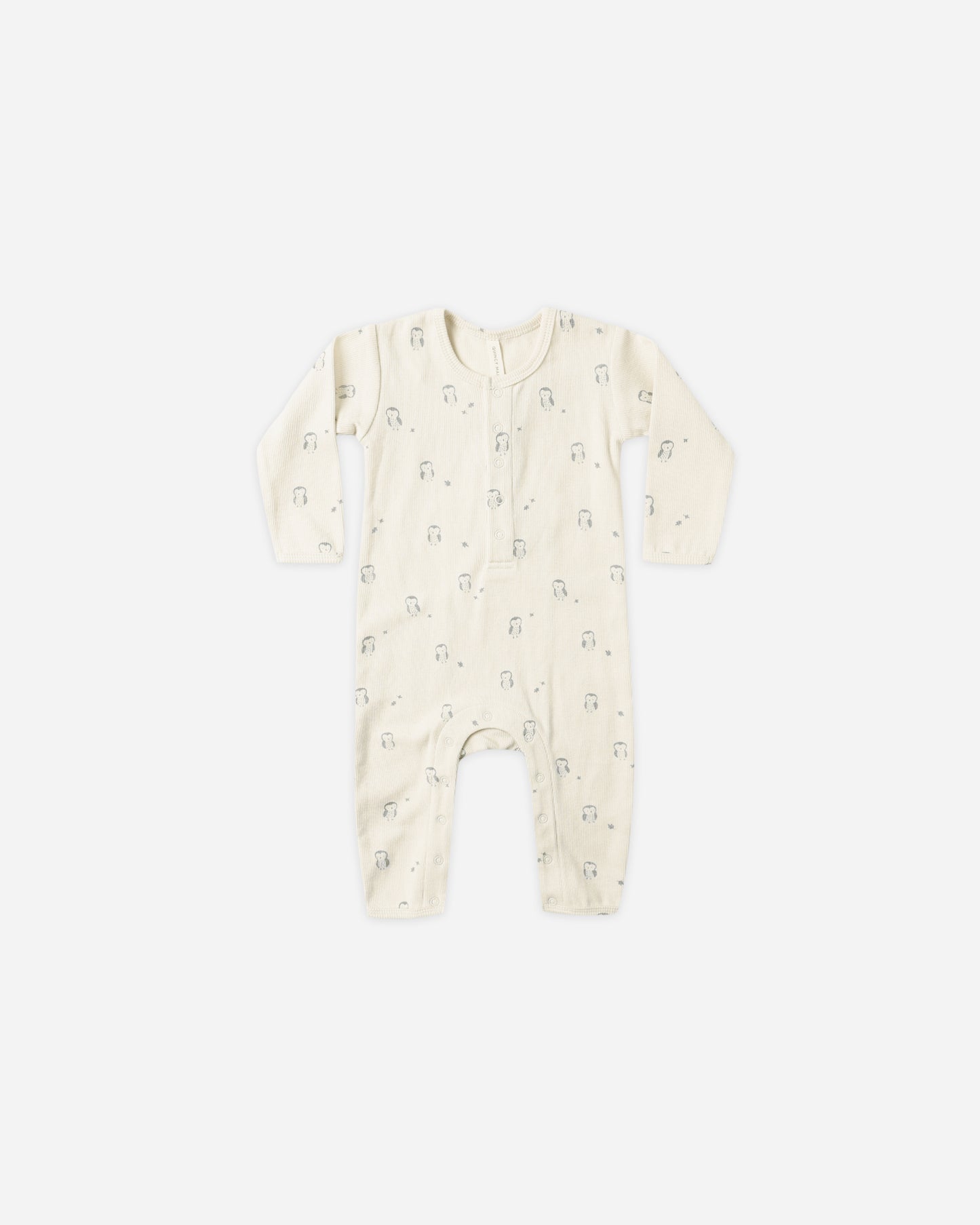 Ribbed Baby Jumpsuit || Owls - Rylee + Cru | Kids Clothes | Trendy Baby Clothes | Modern Infant Outfits |