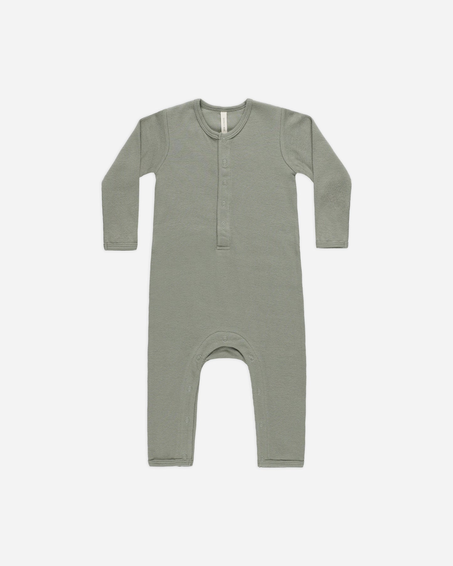 Ribbed Baby Jumpsuit || Basil