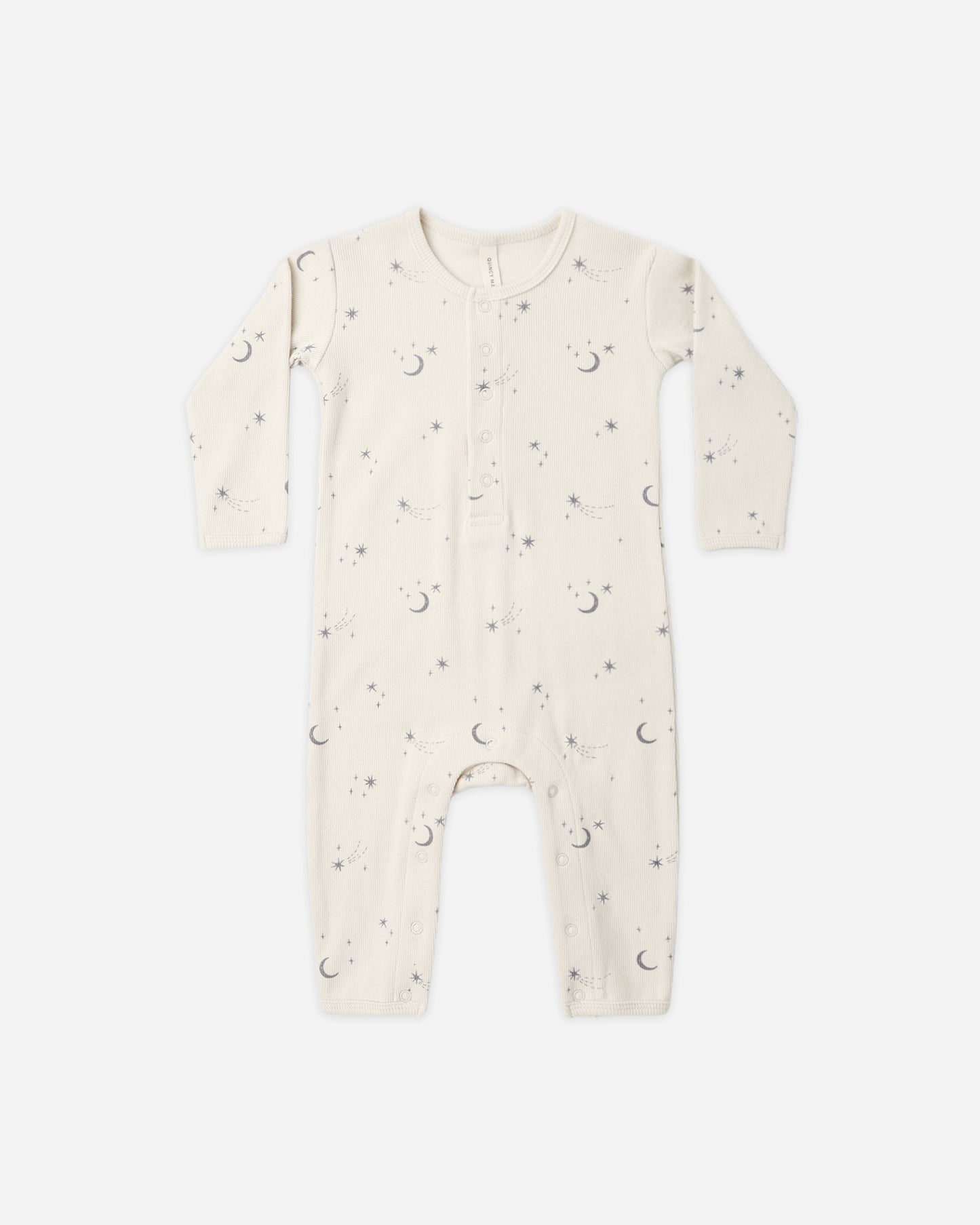 Ribbed Baby Jumpsuit Celestial - Rylee + Cru | Kids Clothes | Trendy Baby Clothes | Modern Infant Outfits |