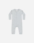 Ribbed Baby Jumpsuit Dusty Blue - Rylee + Cru | Kids Clothes | Trendy Baby Clothes | Modern Infant Outfits |