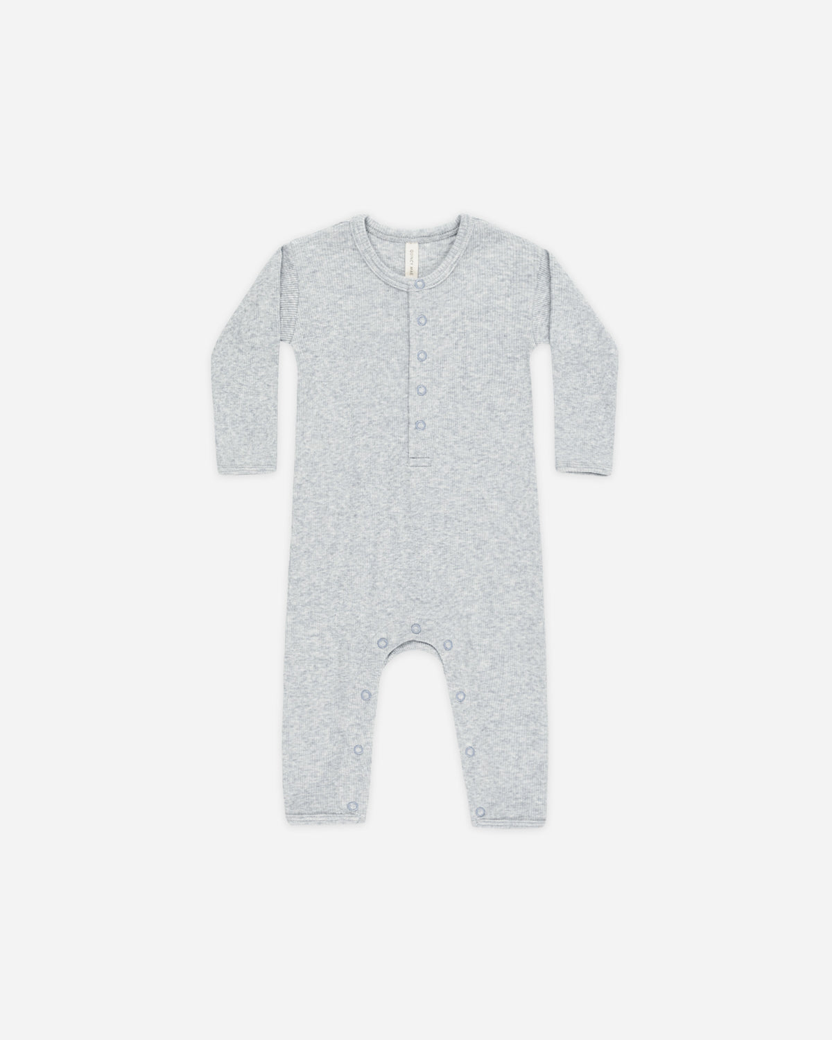 Ribbed Baby Jumpsuit Dusty Blue - Rylee + Cru | Kids Clothes | Trendy Baby Clothes | Modern Infant Outfits |