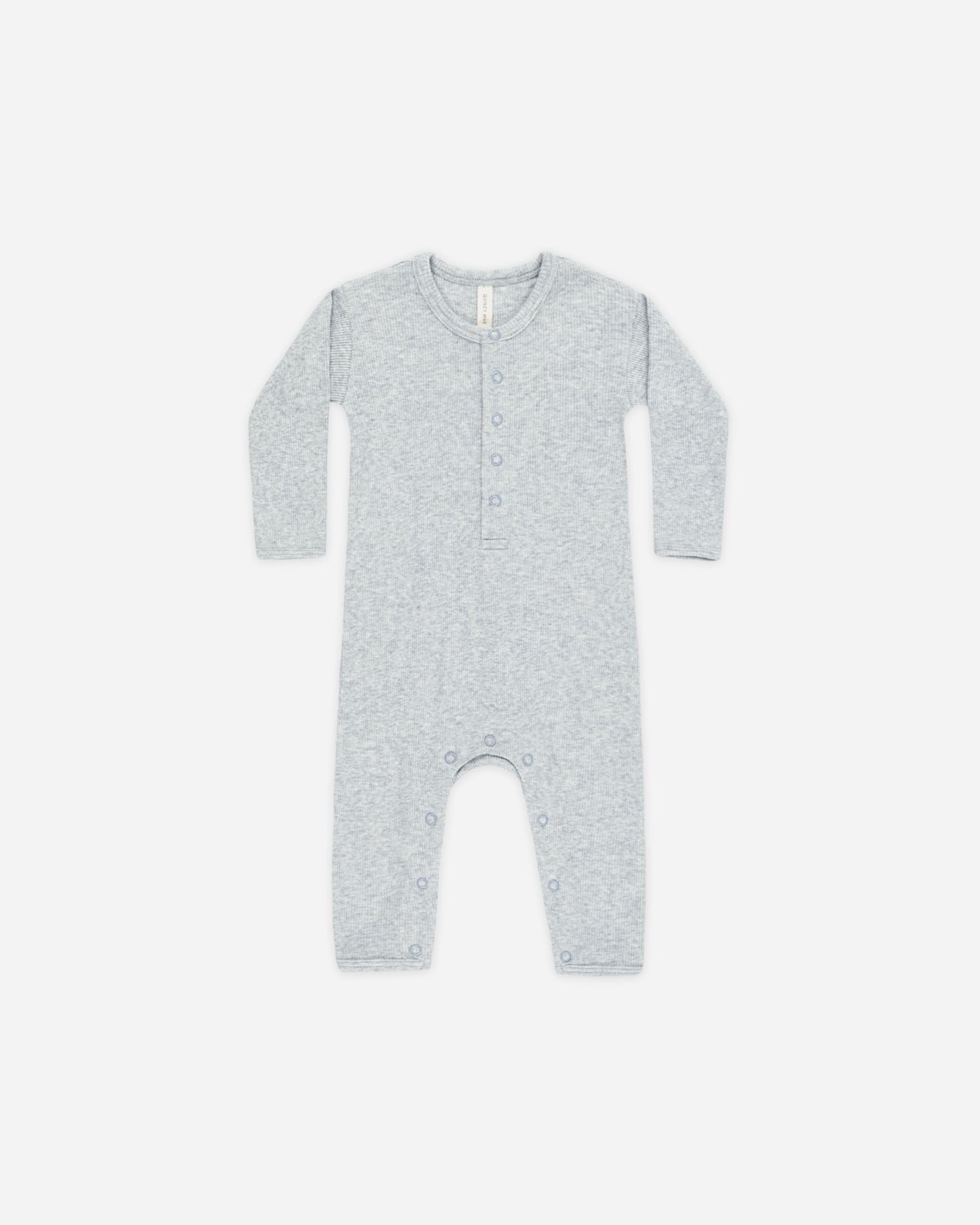 Ribbed Baby Jumpsuit || Dusty Blue - Rylee + Cru | Kids Clothes | Trendy Baby Clothes | Modern Infant Outfits |