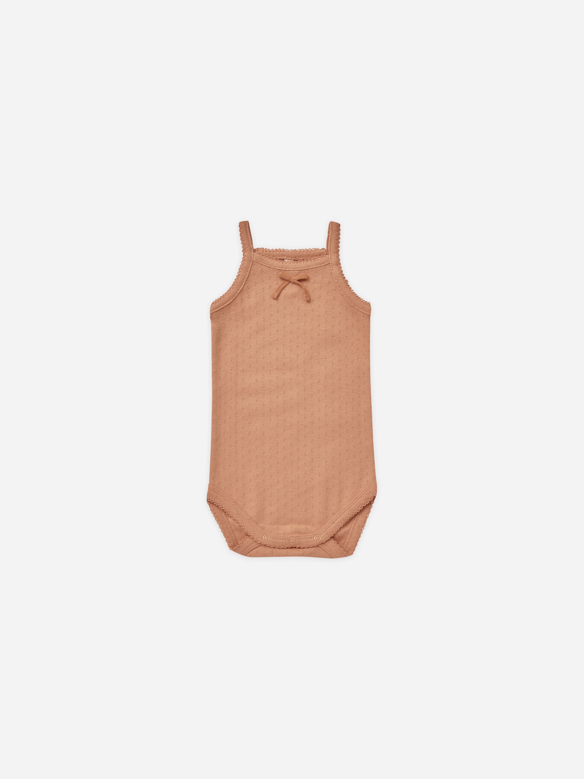 Pointelle Tank Bodysuit || Melon - Rylee + Cru | Kids Clothes | Trendy Baby Clothes | Modern Infant Outfits |