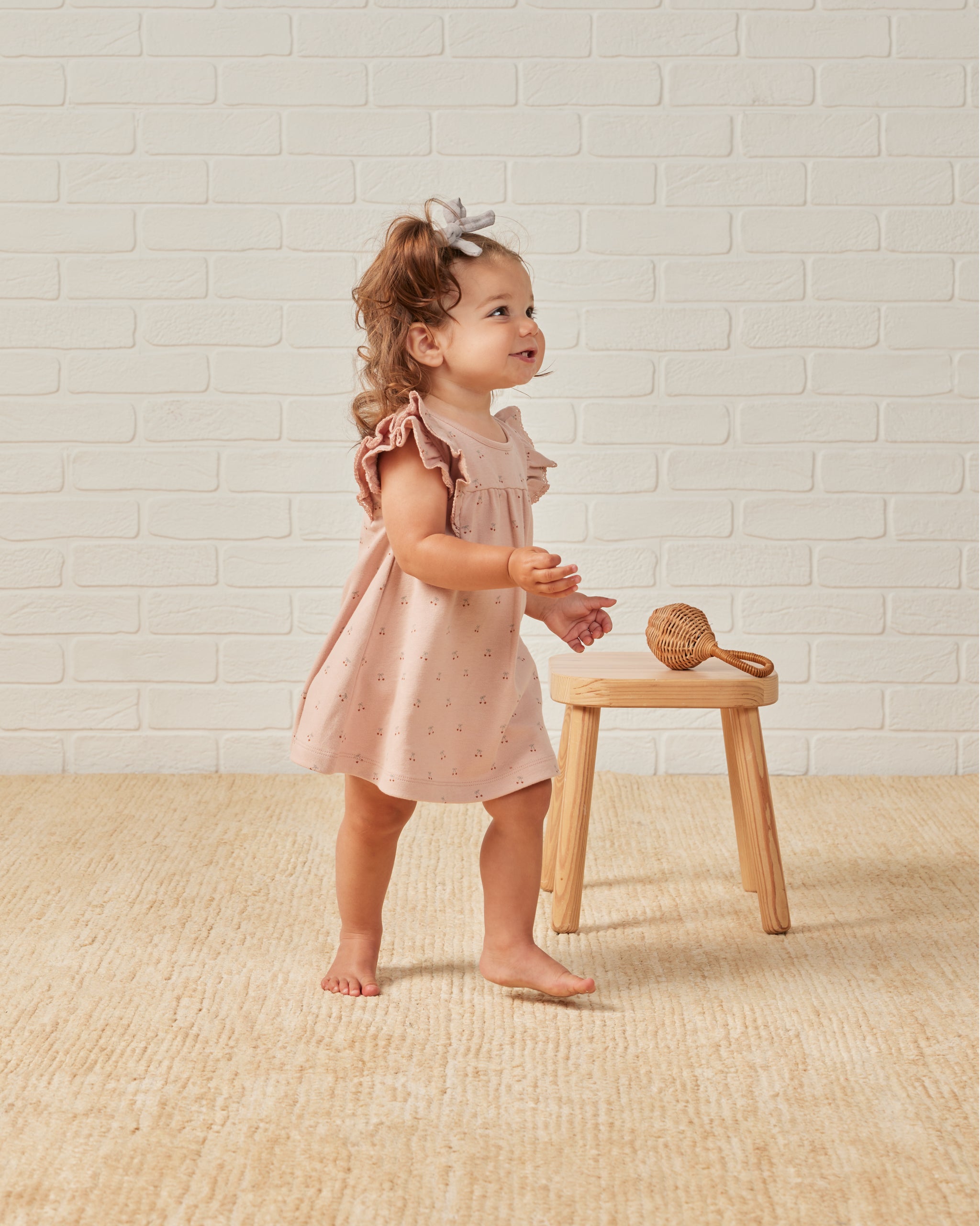 Flutter Dress || Cherries - Rylee + Cru | Kids Clothes | Trendy Baby Clothes | Modern Infant Outfits |