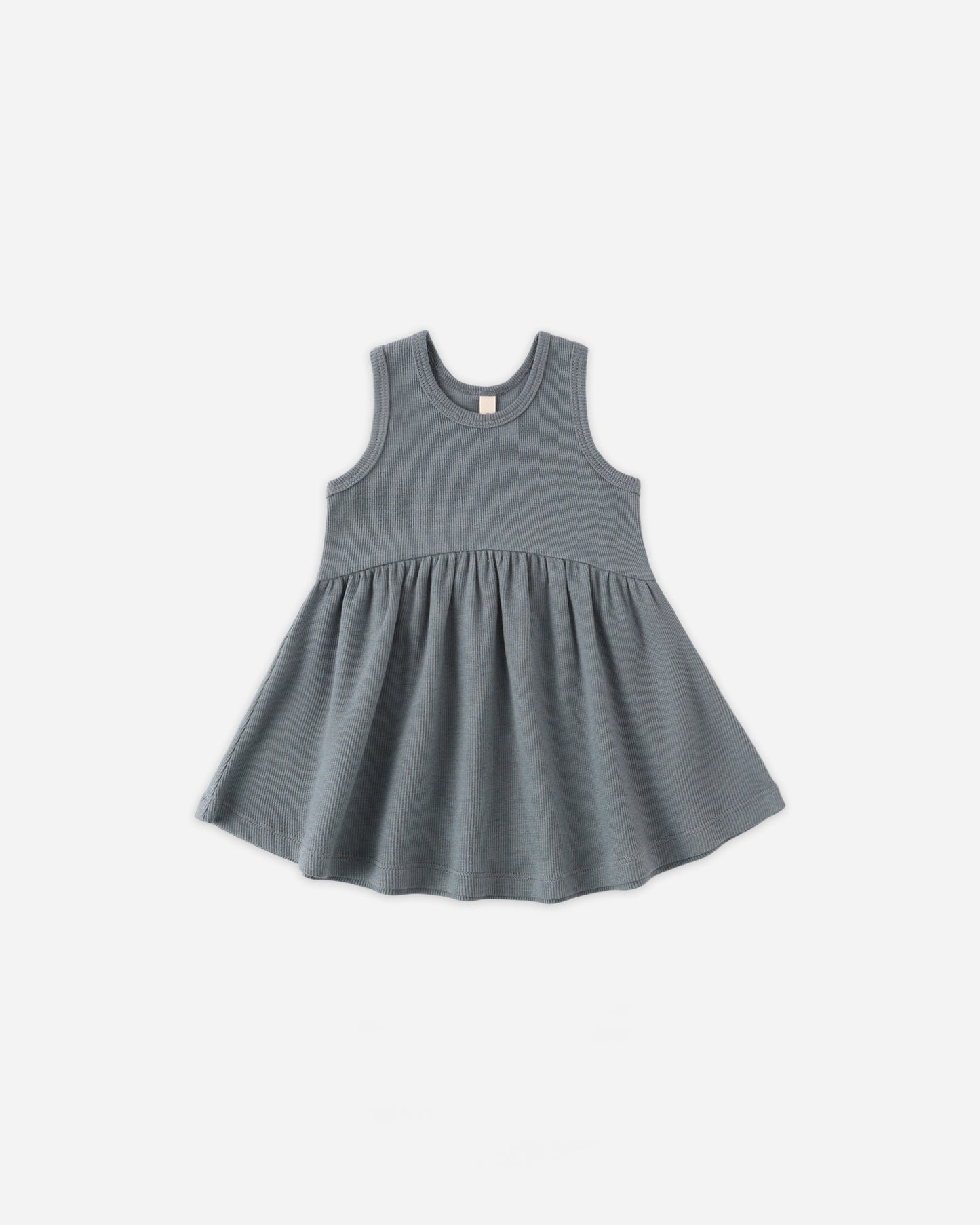 Ribbed Tank Dress Ocean - Rylee + Cru | Kids Clothes | Trendy Baby Clothes | Modern Infant Outfits |
