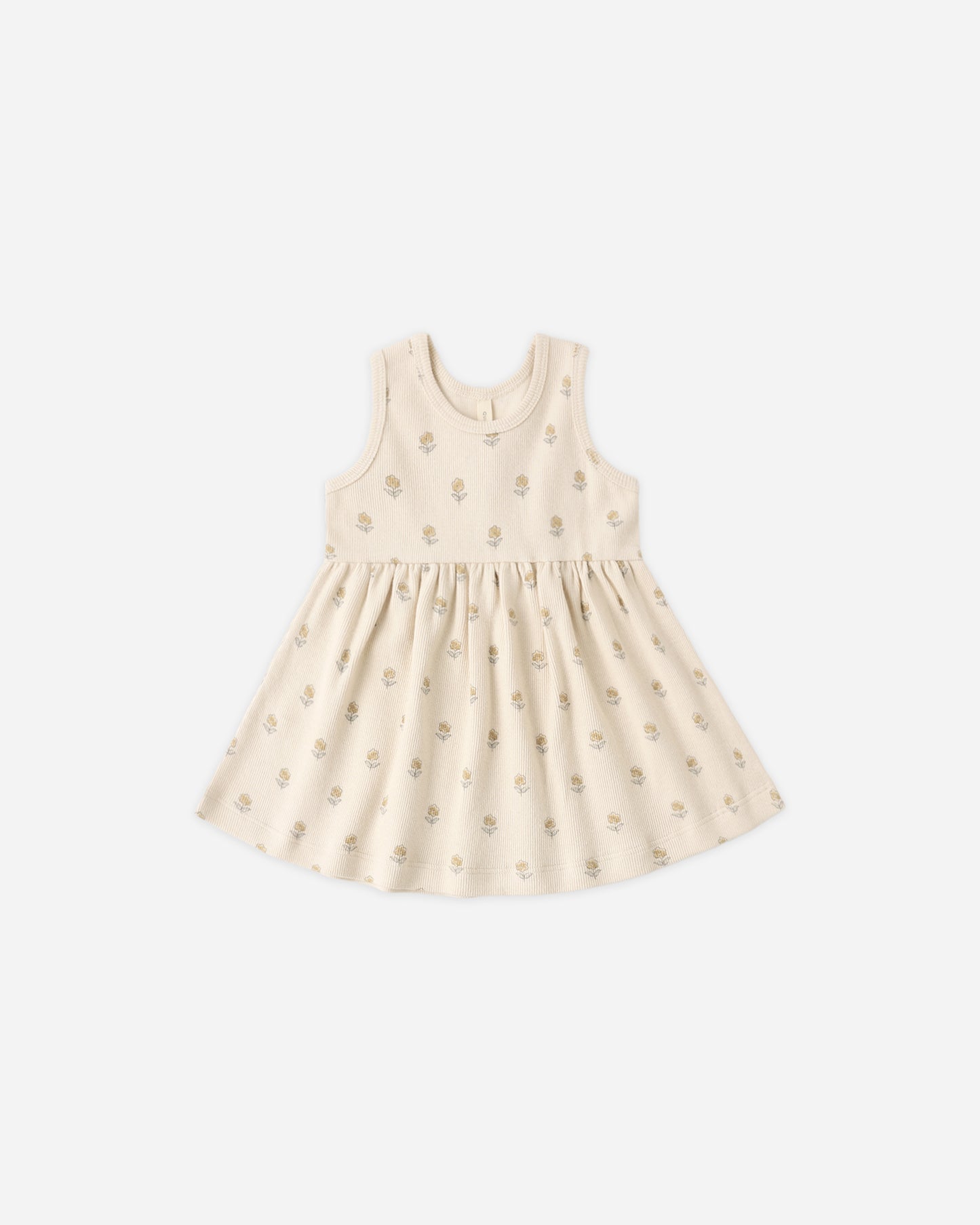 Ribbed Tank Dress Buttercup - Rylee + Cru | Kids Clothes | Trendy Baby Clothes | Modern Infant Outfits |