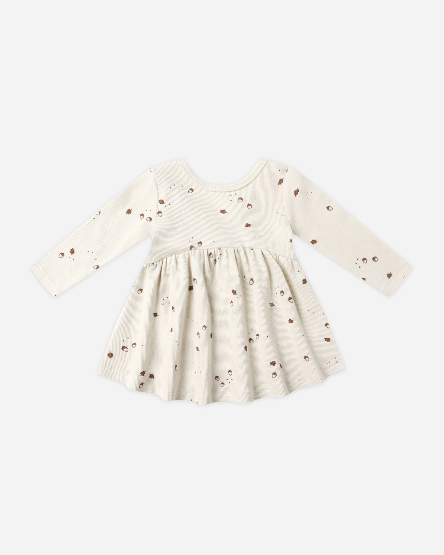 Ribbed Long Sleeve Dress || Acorns - Rylee + Cru | Kids Clothes | Trendy Baby Clothes | Modern Infant Outfits |