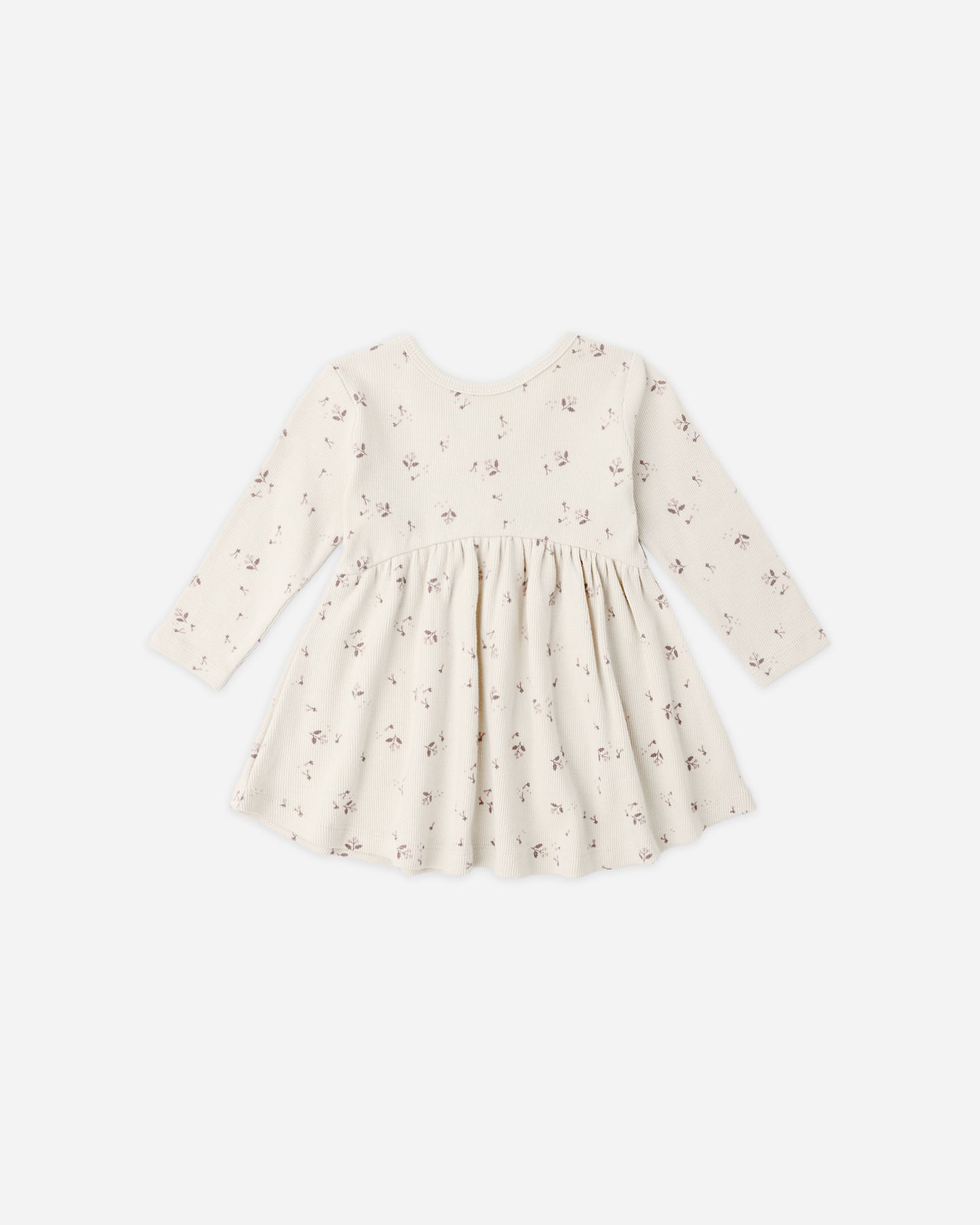 Ribbed Long Sleeve Dress Fall Ditsy - Rylee + Cru | Kids Clothes | Trendy Baby Clothes | Modern Infant Outfits |
