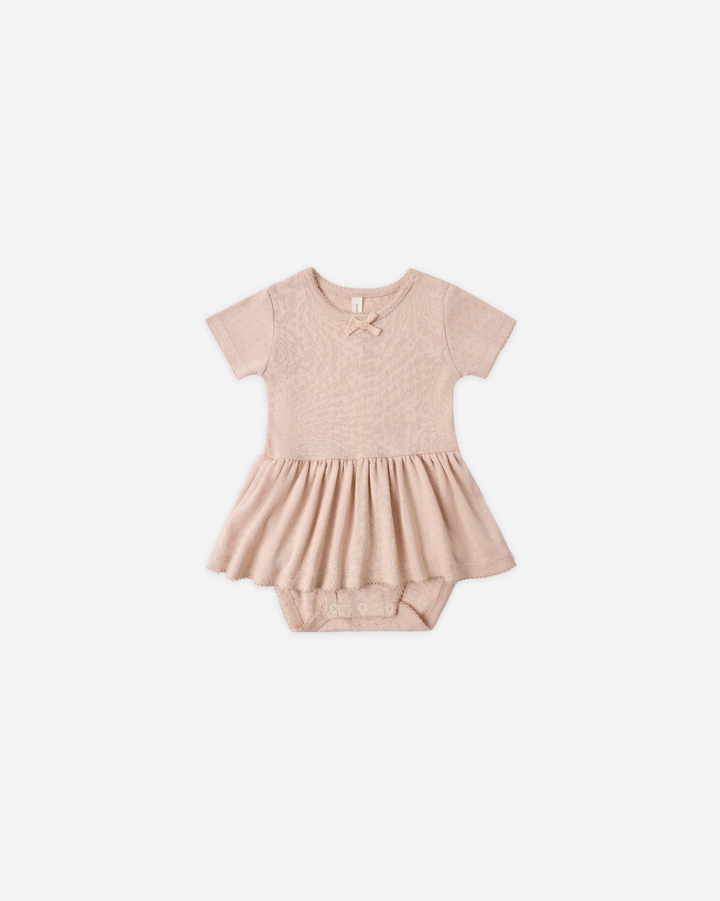 Pointelle Skirted Bodysuit Melon - Rylee + Cru | Kids Clothes | Trendy Baby Clothes | Modern Infant Outfits |