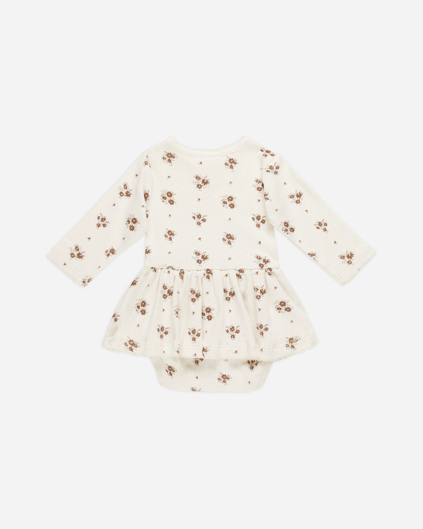 Pointelle Skirted Bodysuit || Autumn Flora