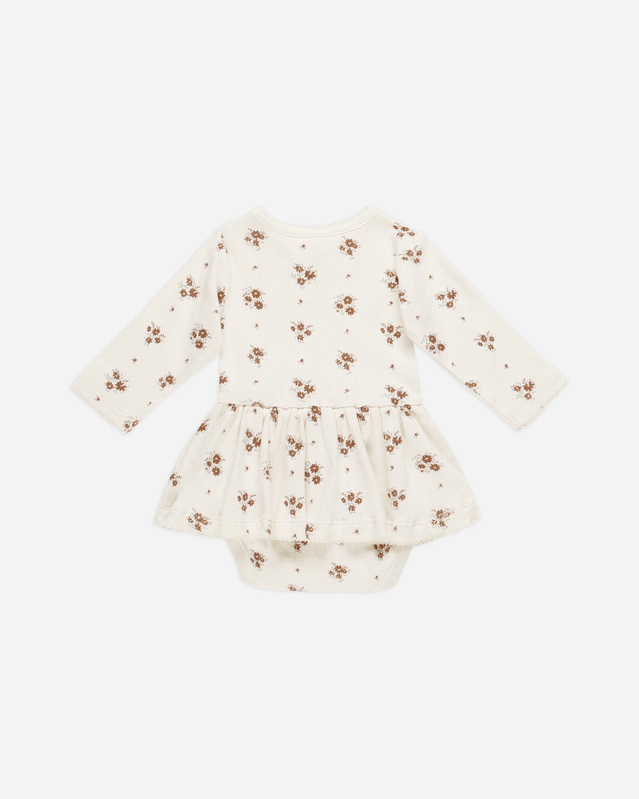 Pointelle Skirted Bodysuit || Autumn Flora