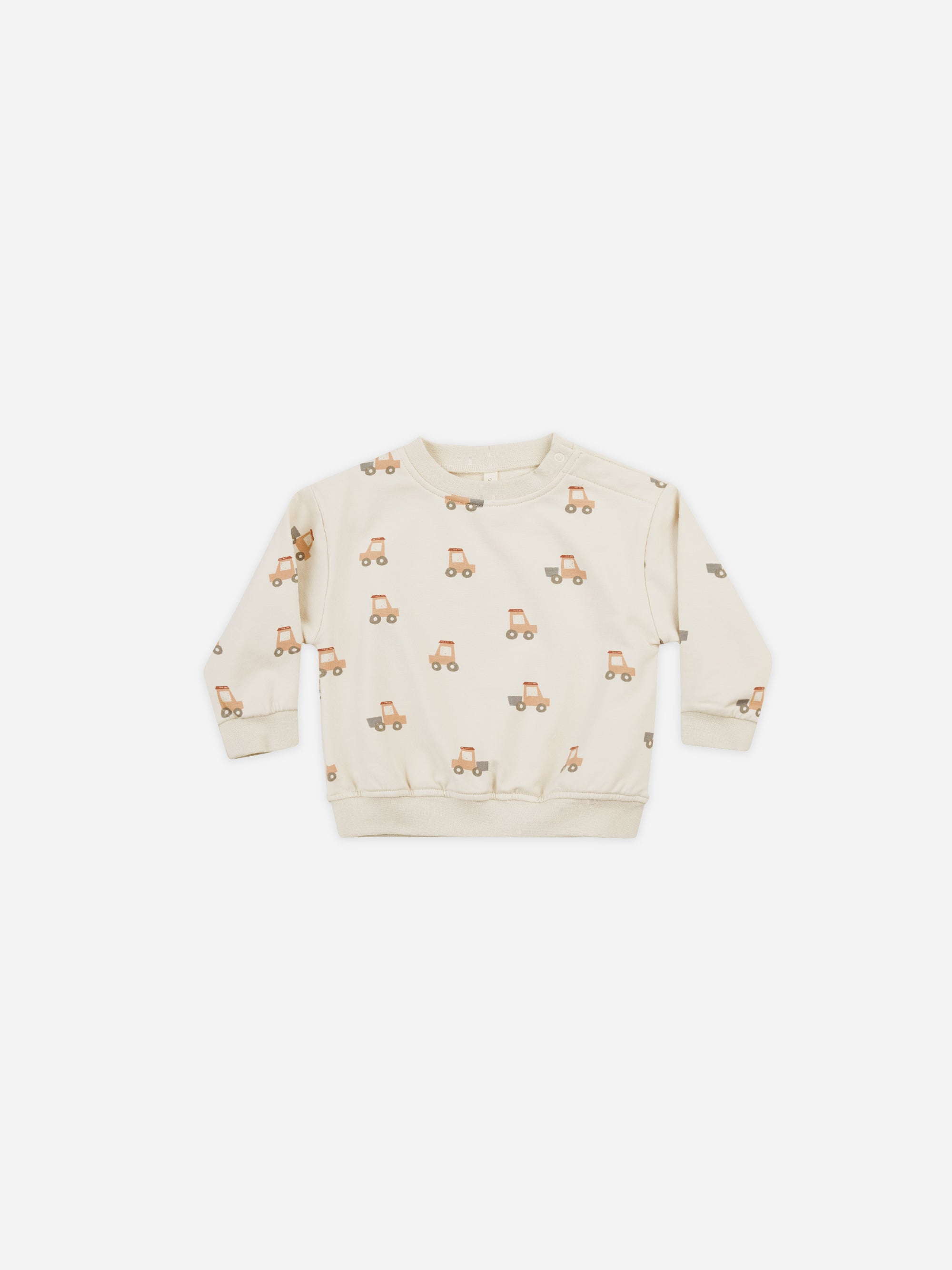 Sweatshirt || Tractors - Rylee + Cru | Kids Clothes | Trendy Baby Clothes | Modern Infant Outfits |