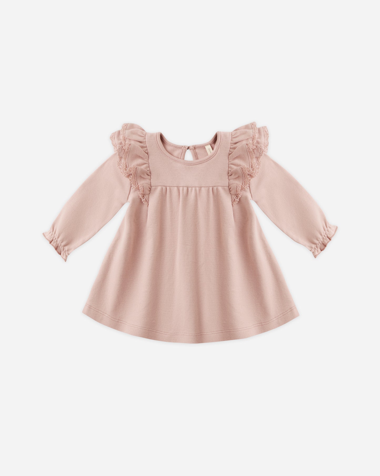 Long Sleeve Flutter Dress || Rose - Rylee + Cru | Kids Clothes | Trendy Baby Clothes | Modern Infant Outfits |