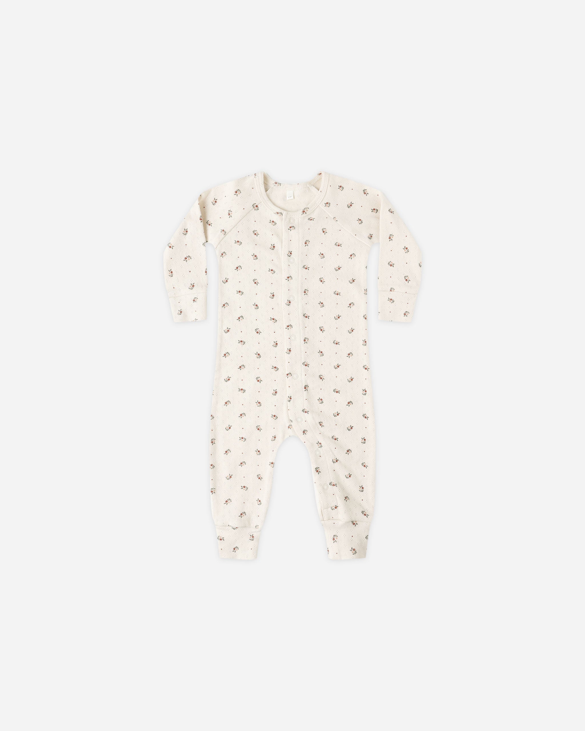 Pointelle Long John || Holly Berry - Rylee + Cru | Kids Clothes | Trendy Baby Clothes | Modern Infant Outfits |
