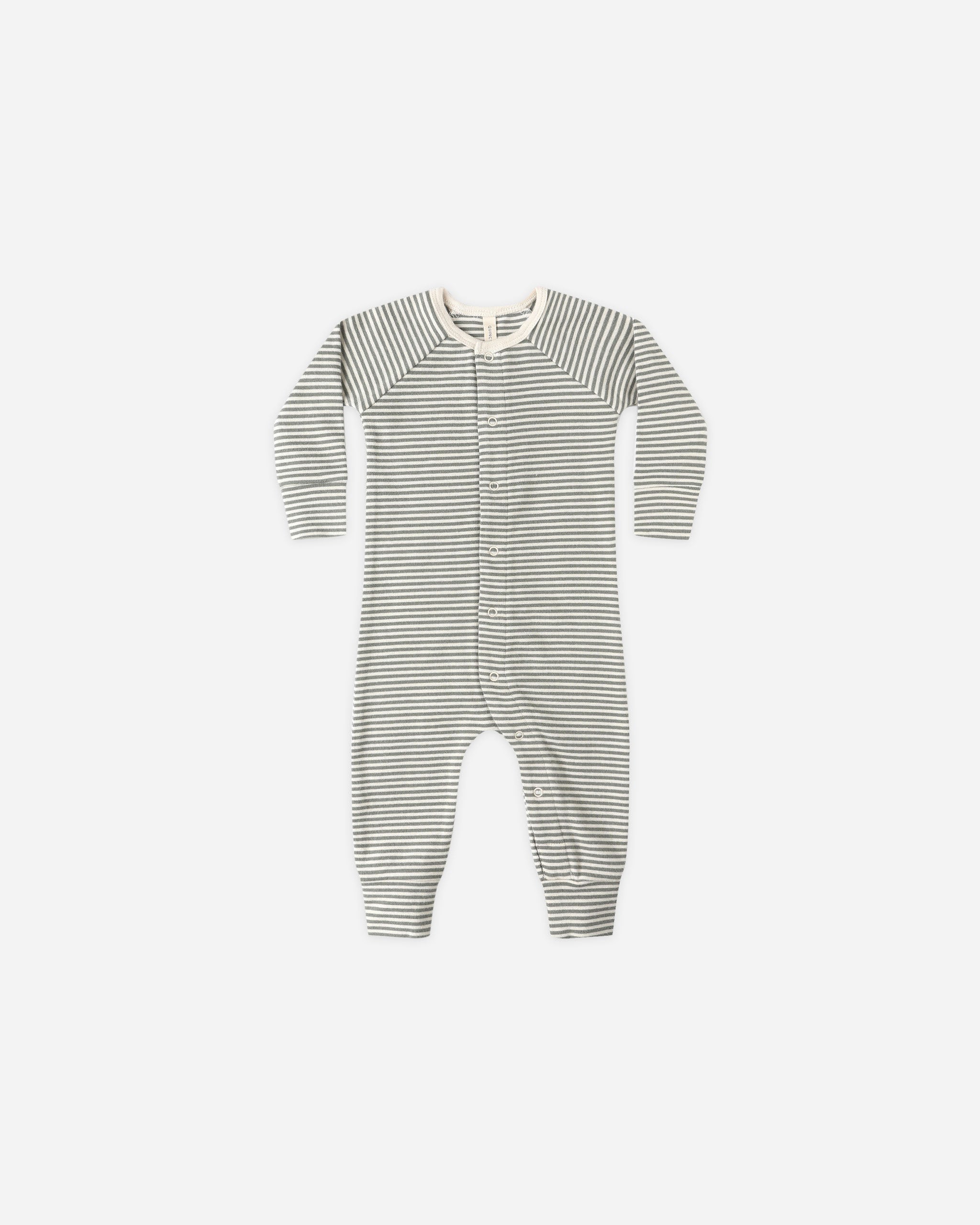 Pointelle Long John || Forest Stripe - Rylee + Cru | Kids Clothes | Trendy Baby Clothes | Modern Infant Outfits |