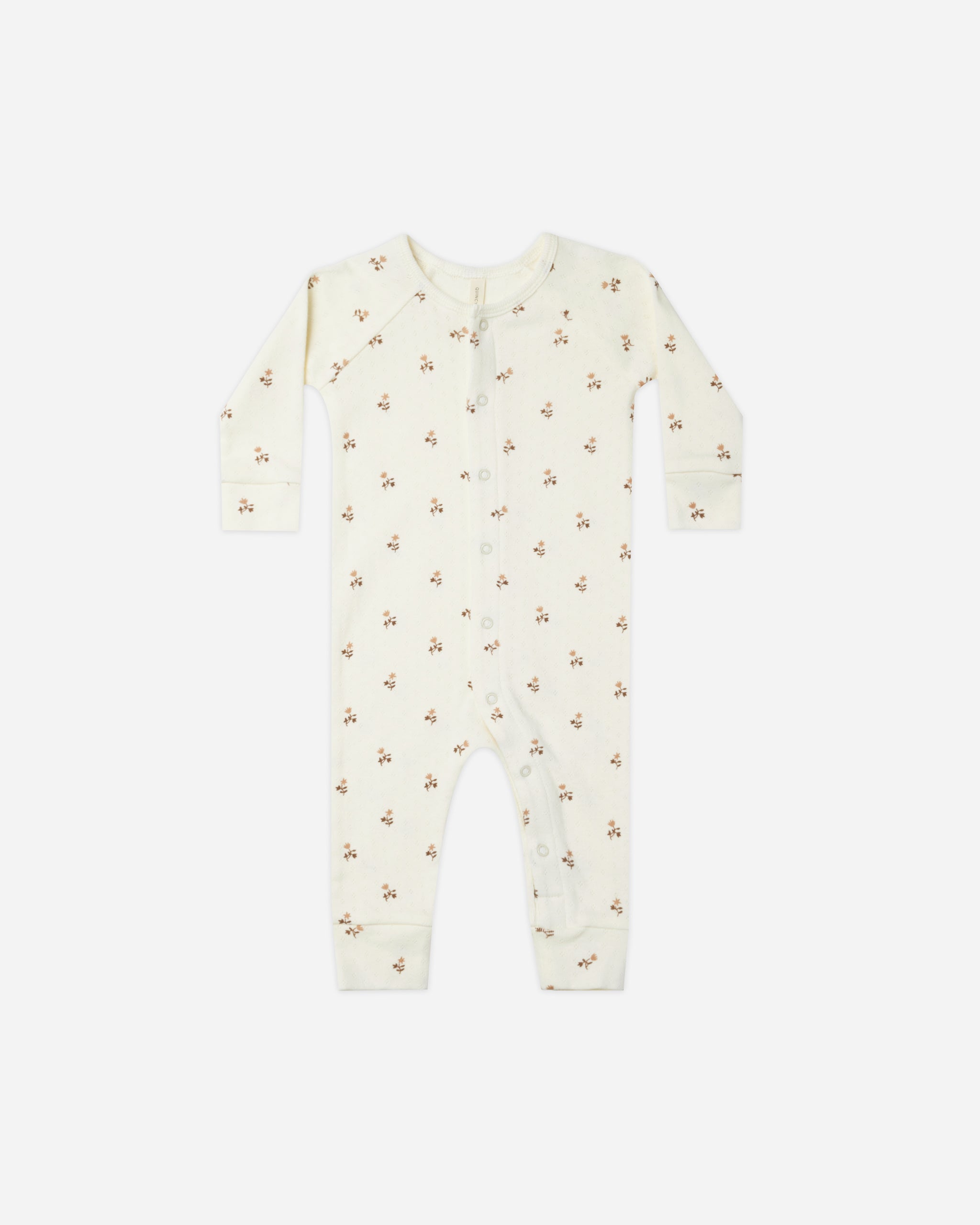 Pointelle Long John || Rose Fleur - Rylee + Cru | Kids Clothes | Trendy Baby Clothes | Modern Infant Outfits |