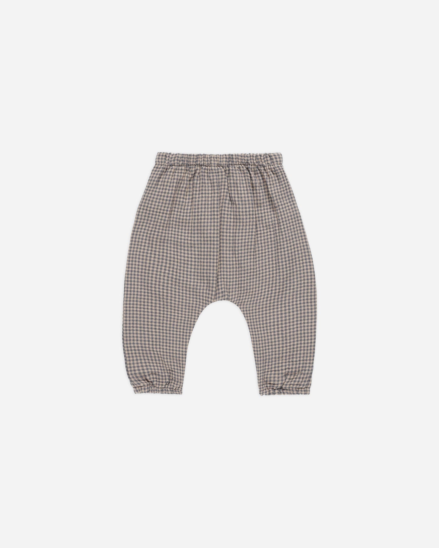 Woven Pant || Indigo Gingham