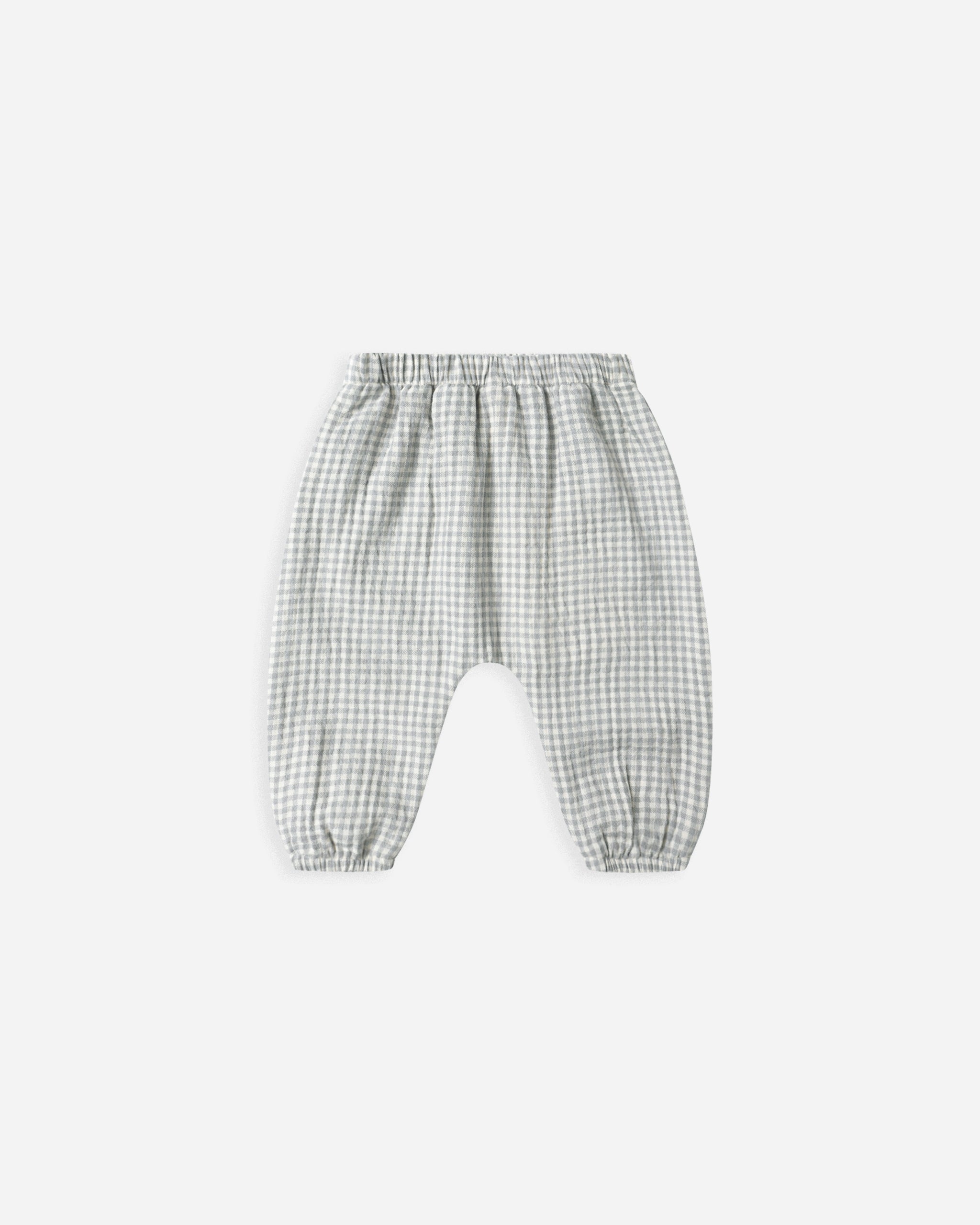Woven Pant || Blue Gingham - Rylee + Cru | Kids Clothes | Trendy Baby Clothes | Modern Infant Outfits |