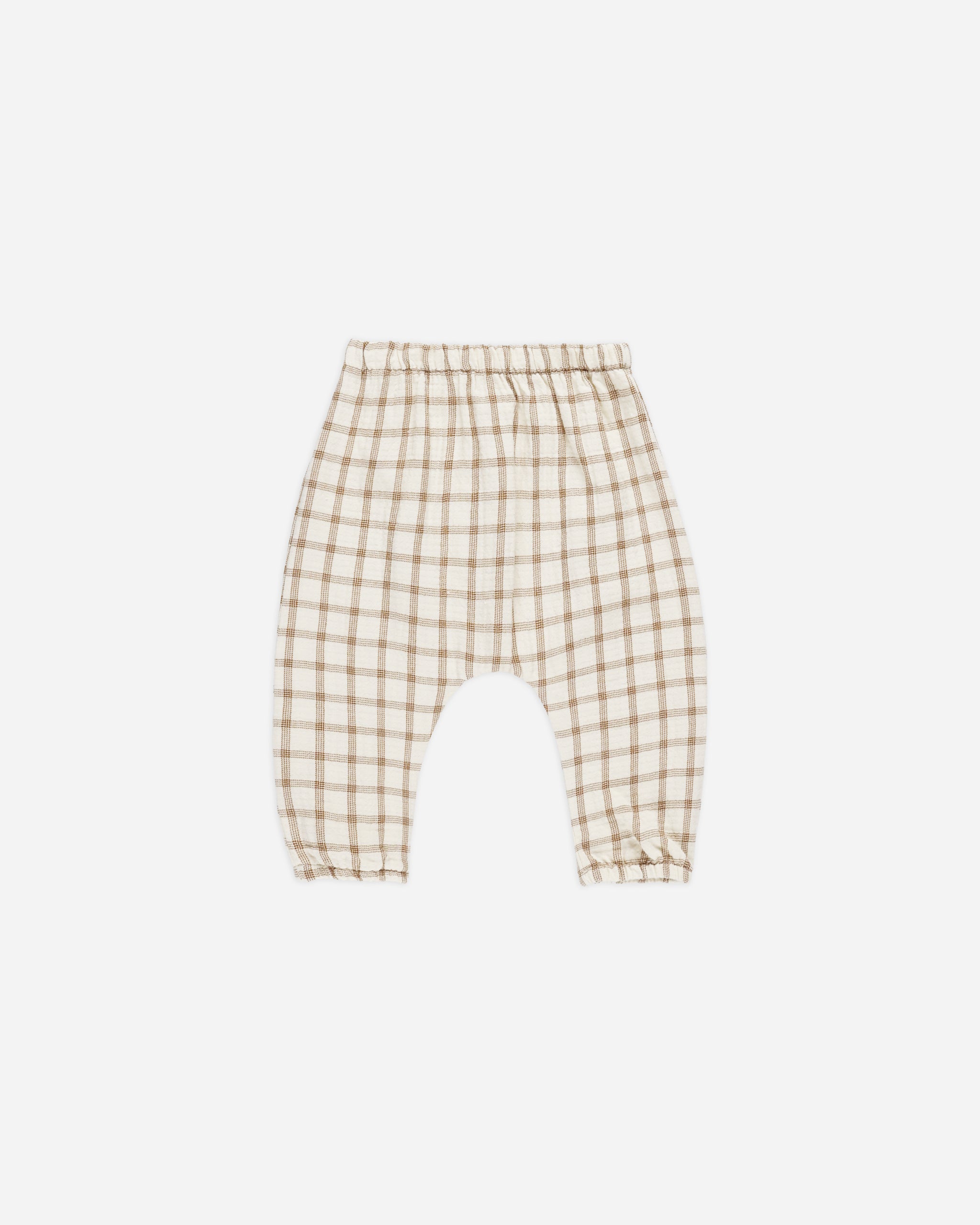 Woven Pant || Cinnamon Plaid