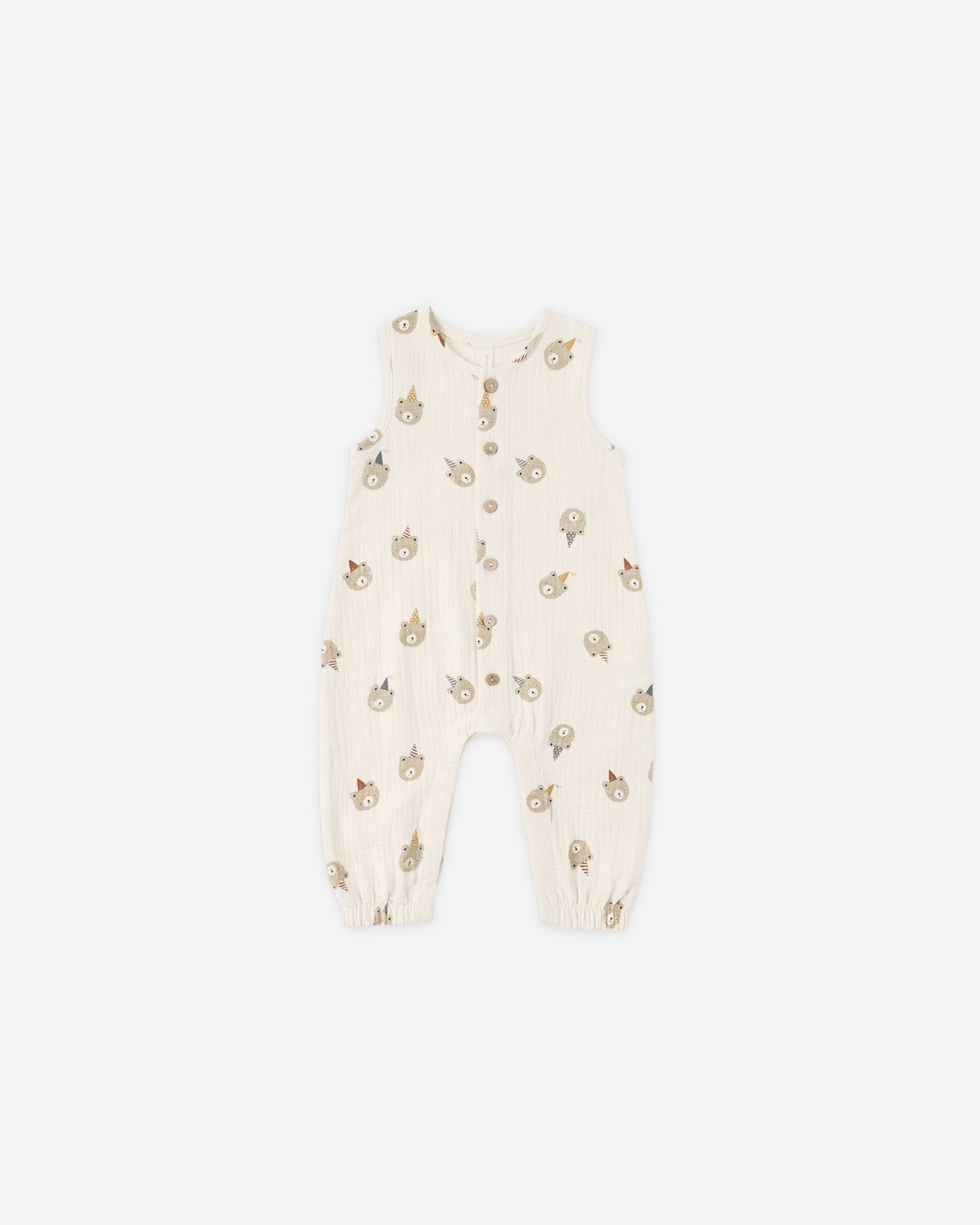 Woven Jumpsuit Party Bears - Rylee + Cru | Kids Clothes | Trendy Baby Clothes | Modern Infant Outfits |