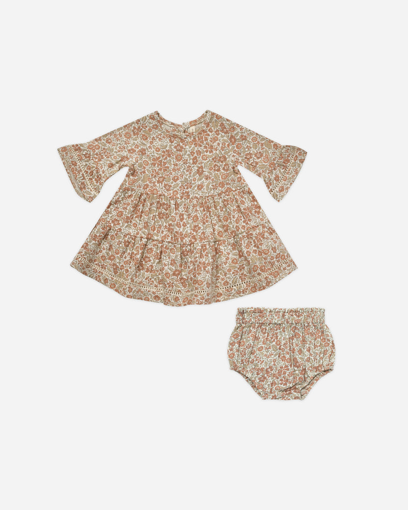 Quincy Mae Waffle Top and Pant Set in Rose main image 0