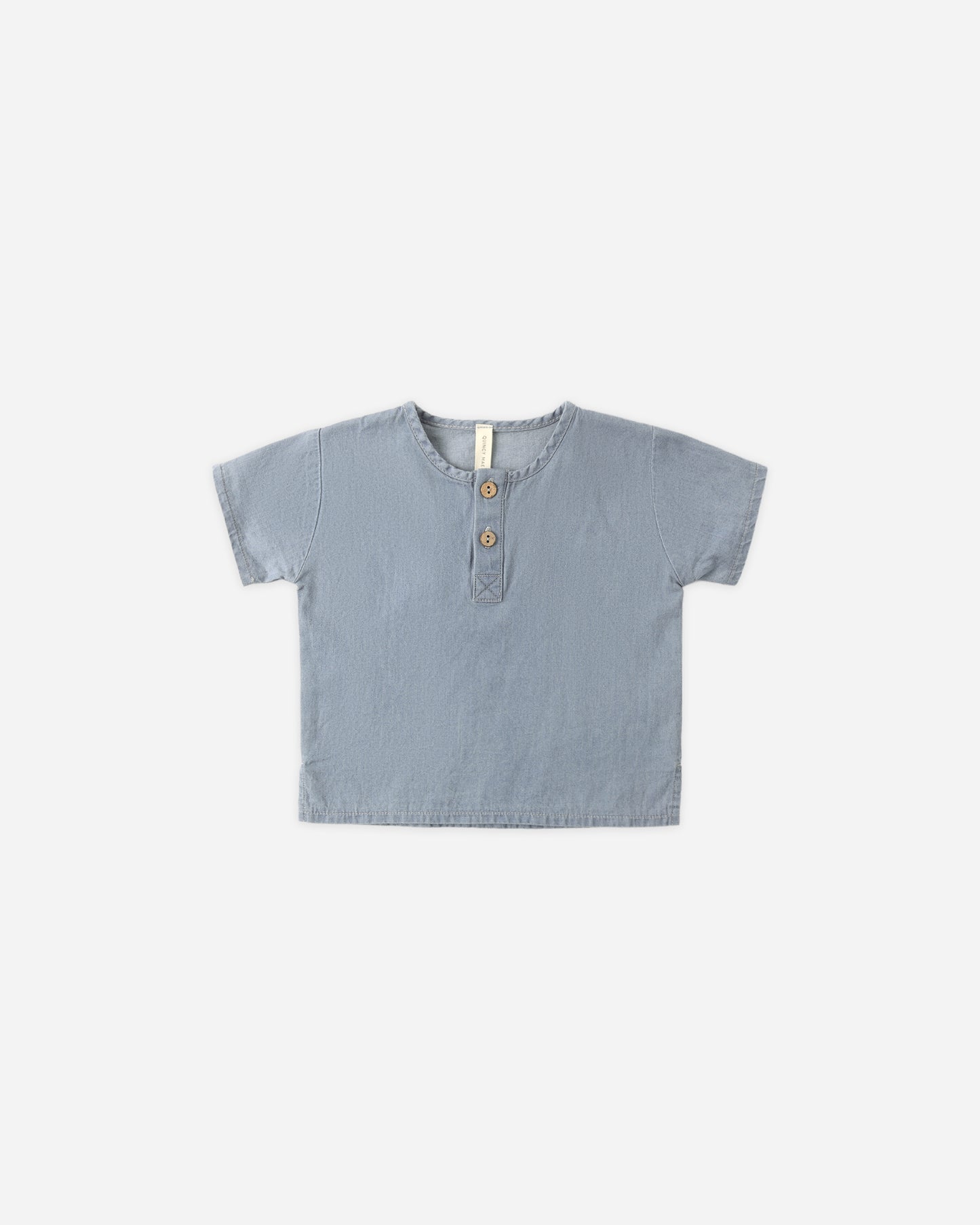 Henry Top Chambray - Rylee + Cru | Kids Clothes | Trendy Baby Clothes | Modern Infant Outfits |