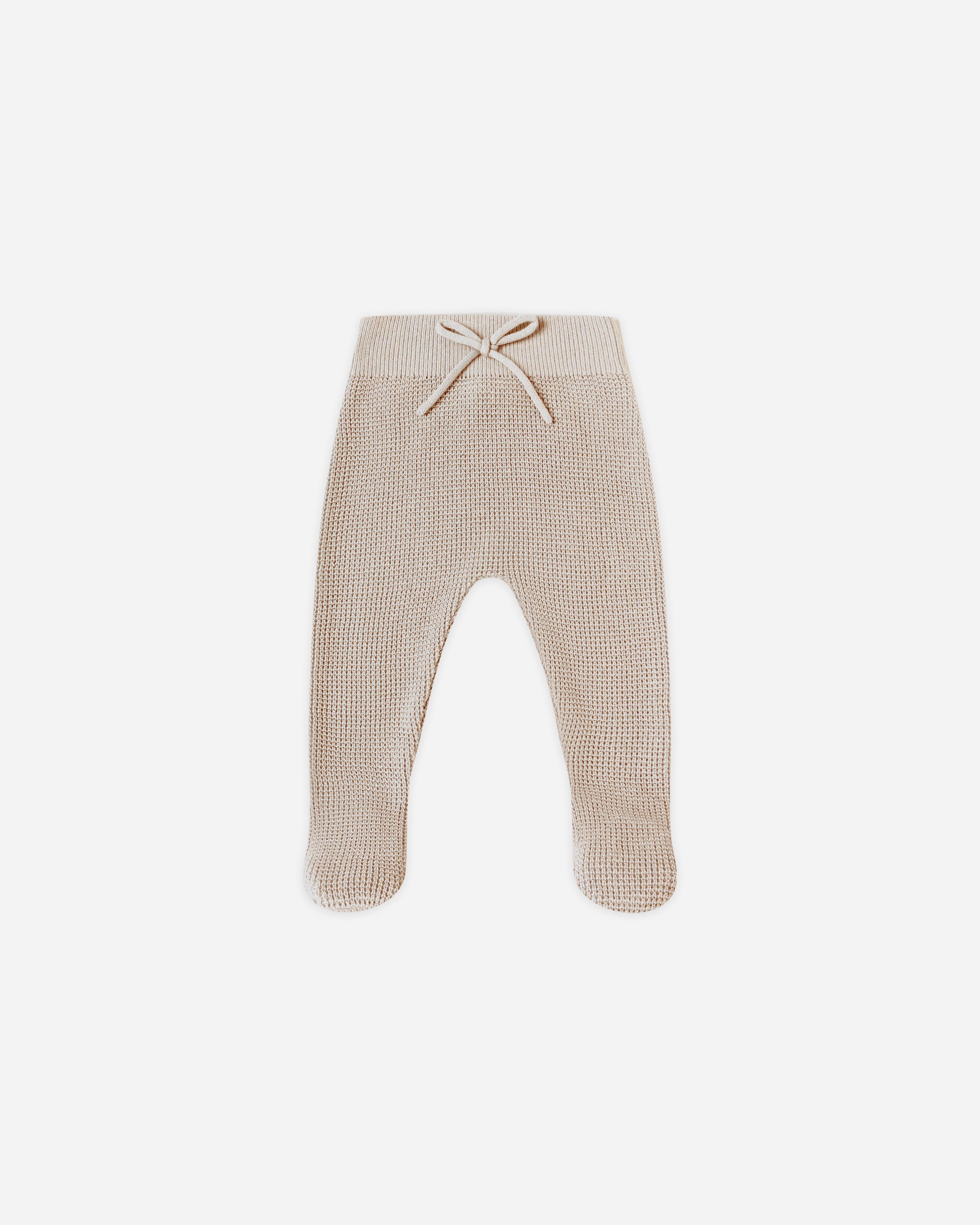 Footed Knit Pant || Oat - Rylee + Cru | Kids Clothes | Trendy Baby Clothes | Modern Infant Outfits |