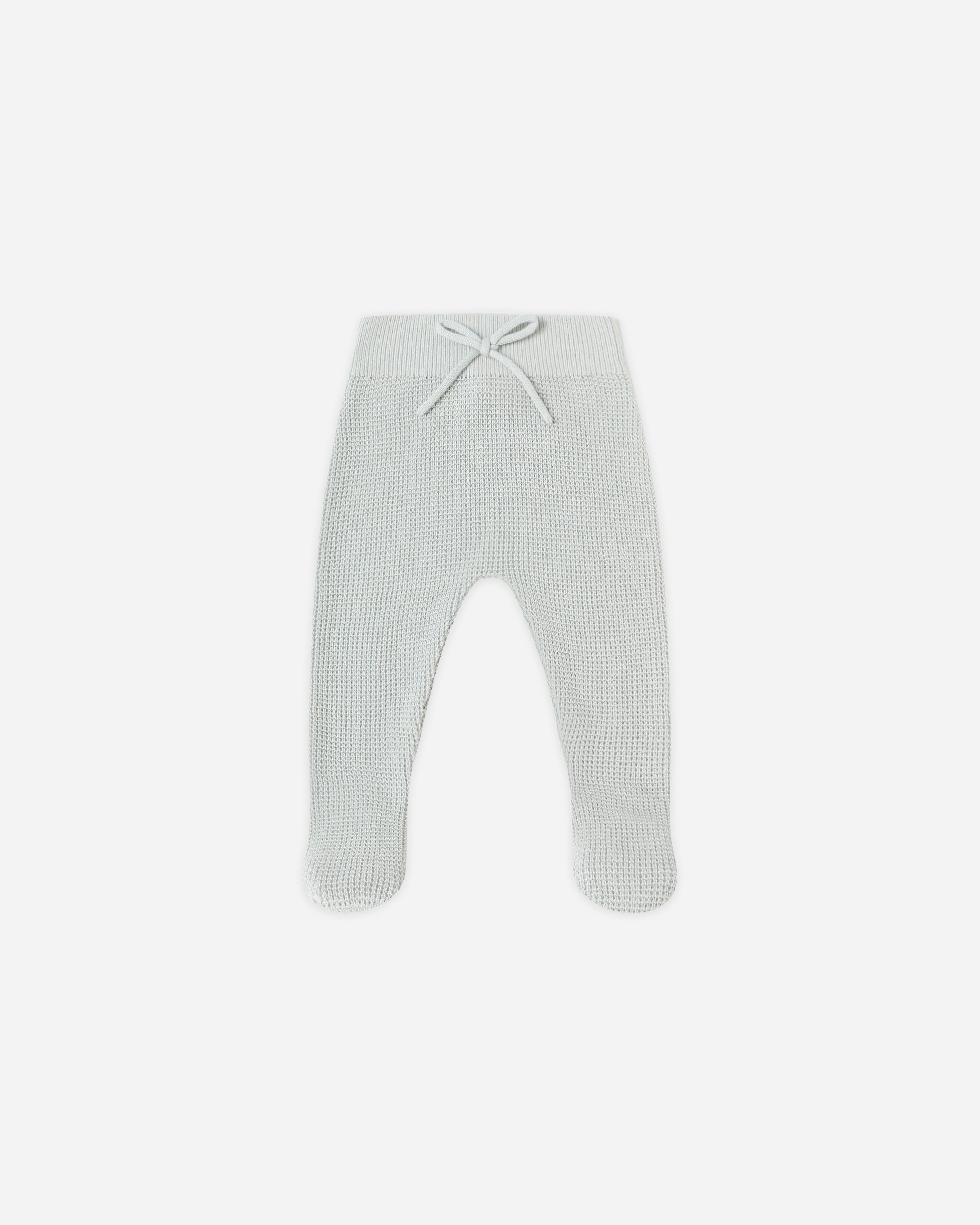 Footed Knit Pant || Ice Blue - Rylee + Cru | Kids Clothes | Trendy Baby Clothes | Modern Infant Outfits |