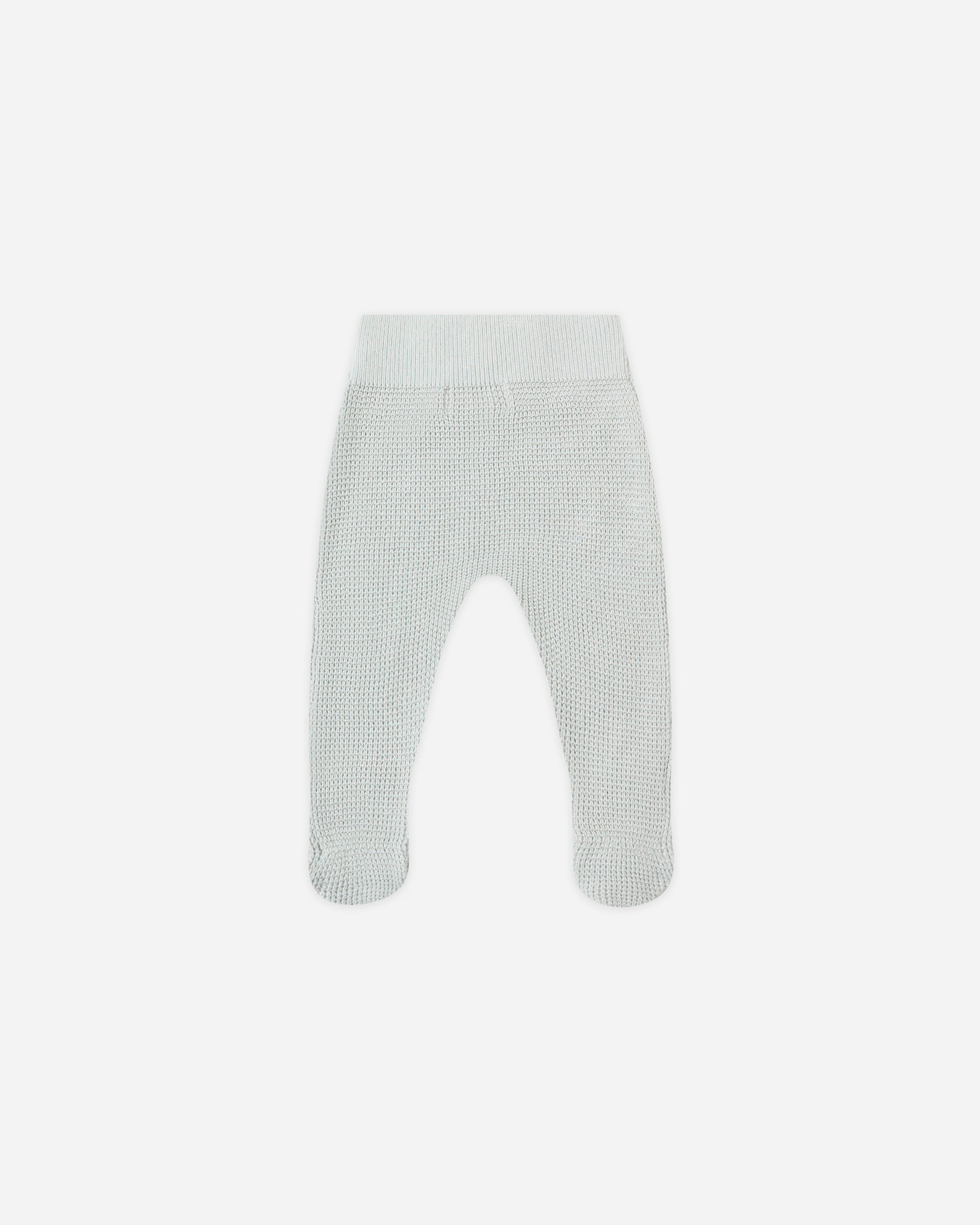 Footed Knit Pant || Ice Blue - Rylee + Cru | Kids Clothes | Trendy Baby Clothes | Modern Infant Outfits |