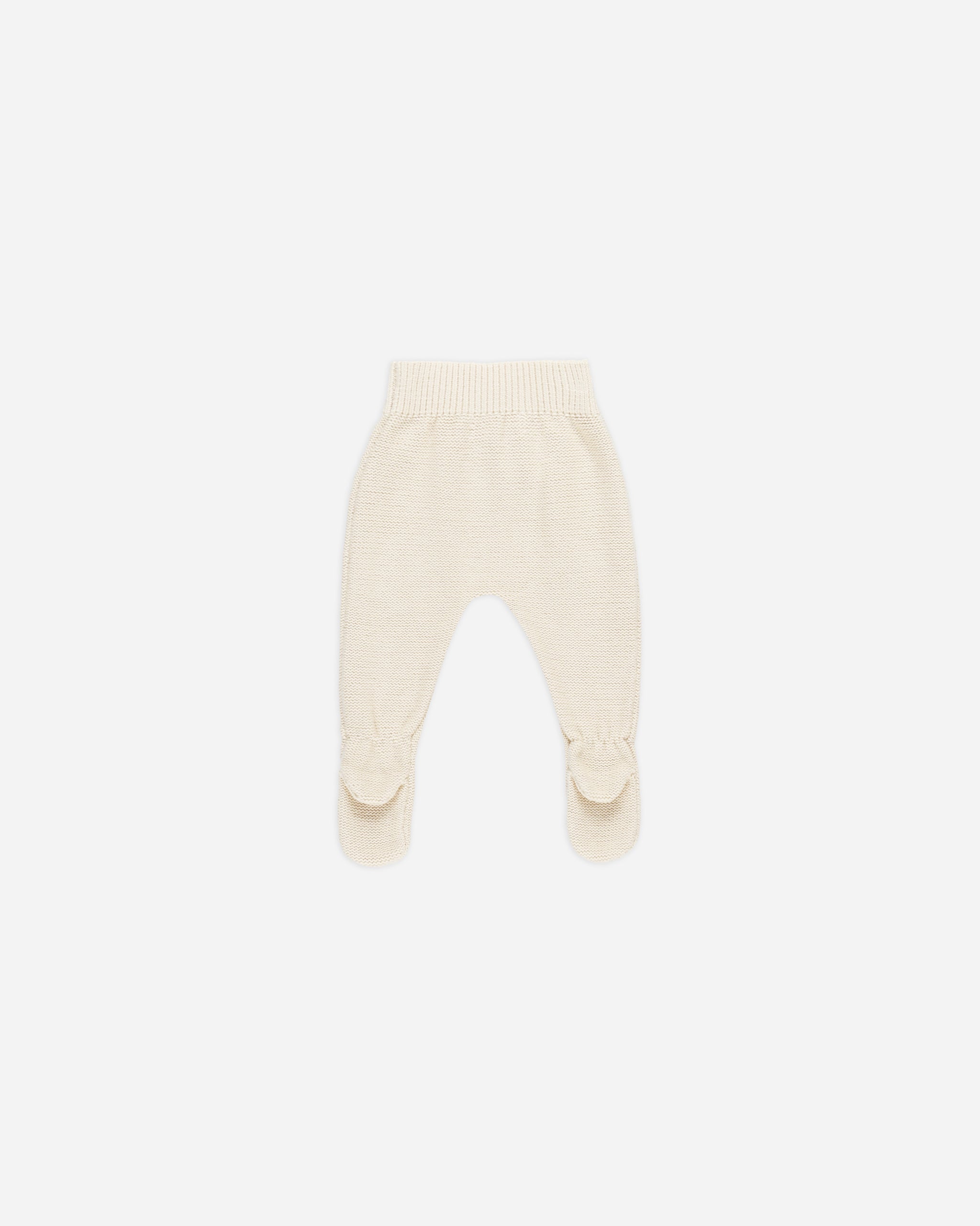 Footed Knit Pant || Natural