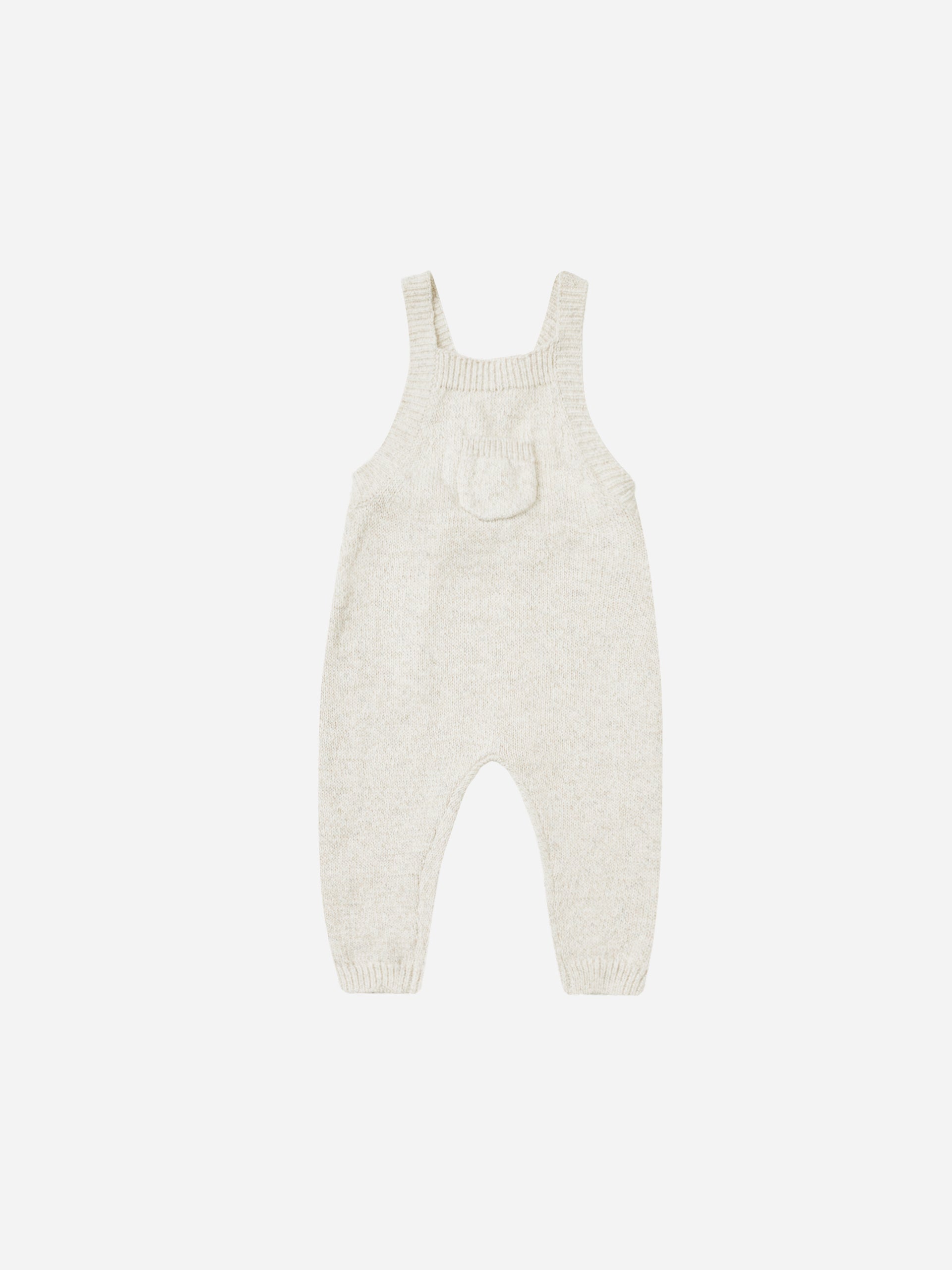 Knit Overalls || Ivory – Quincy Mae