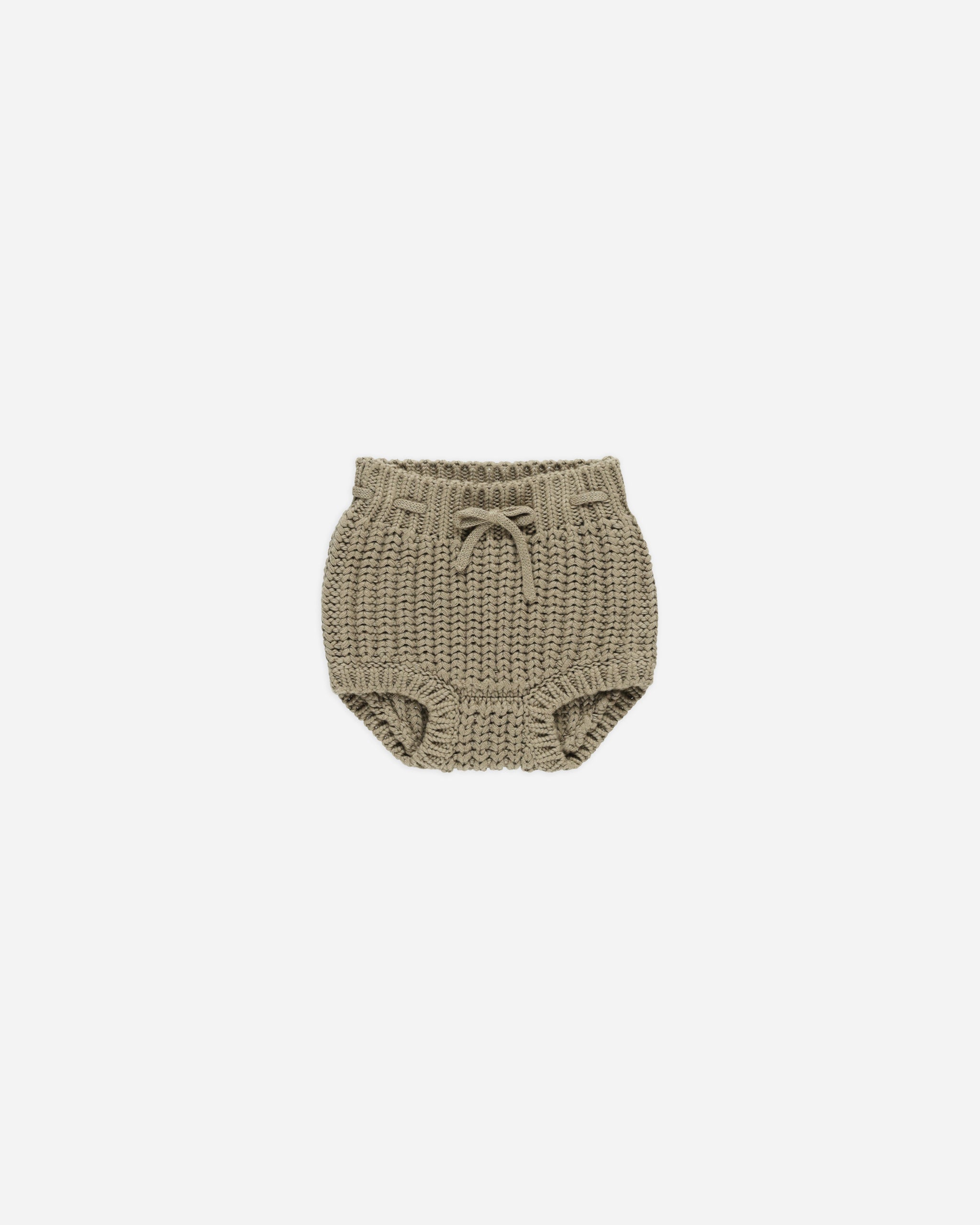 Knit Tie Bloomer || Olive