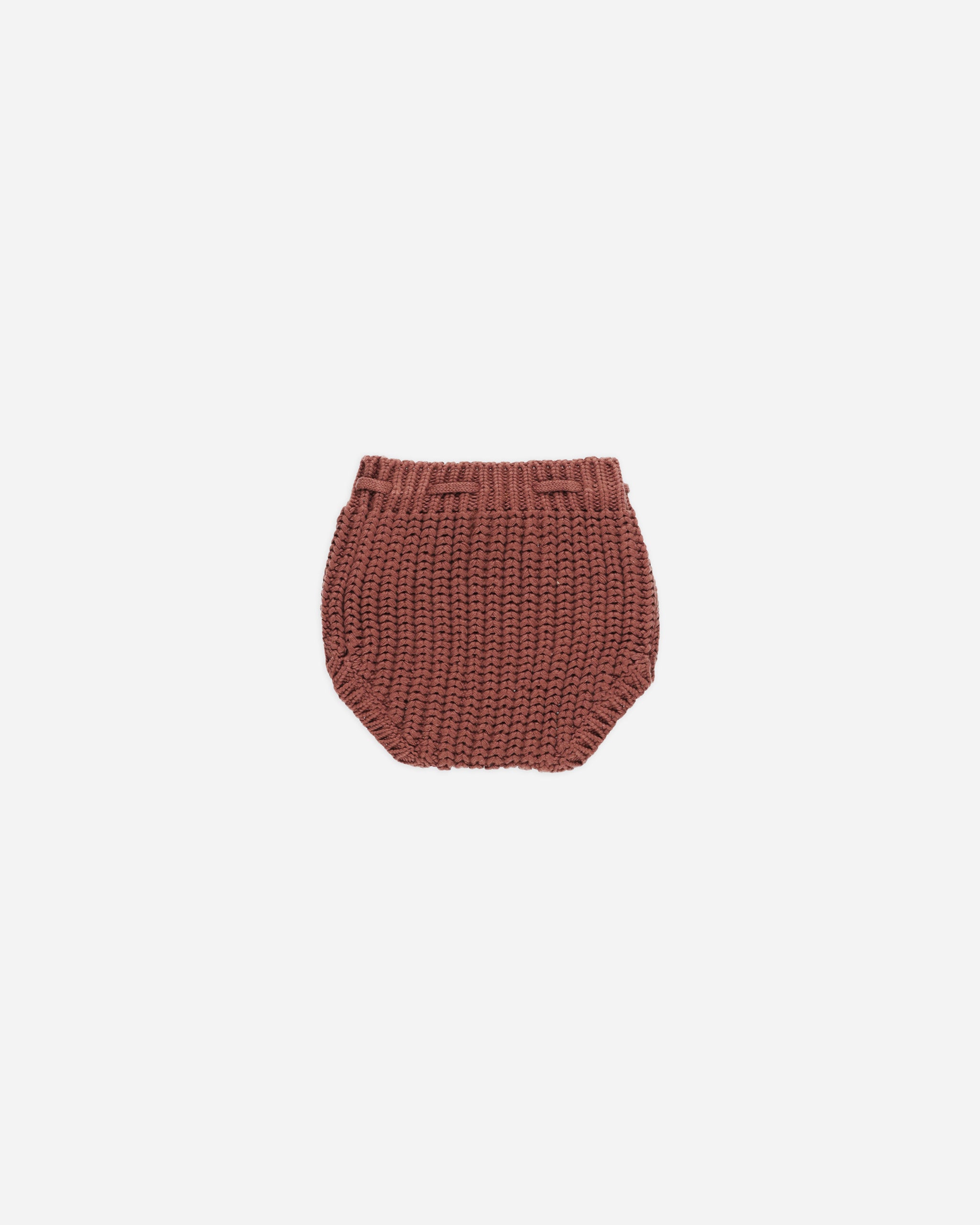 Knit Tie Bloomer || Cranberry