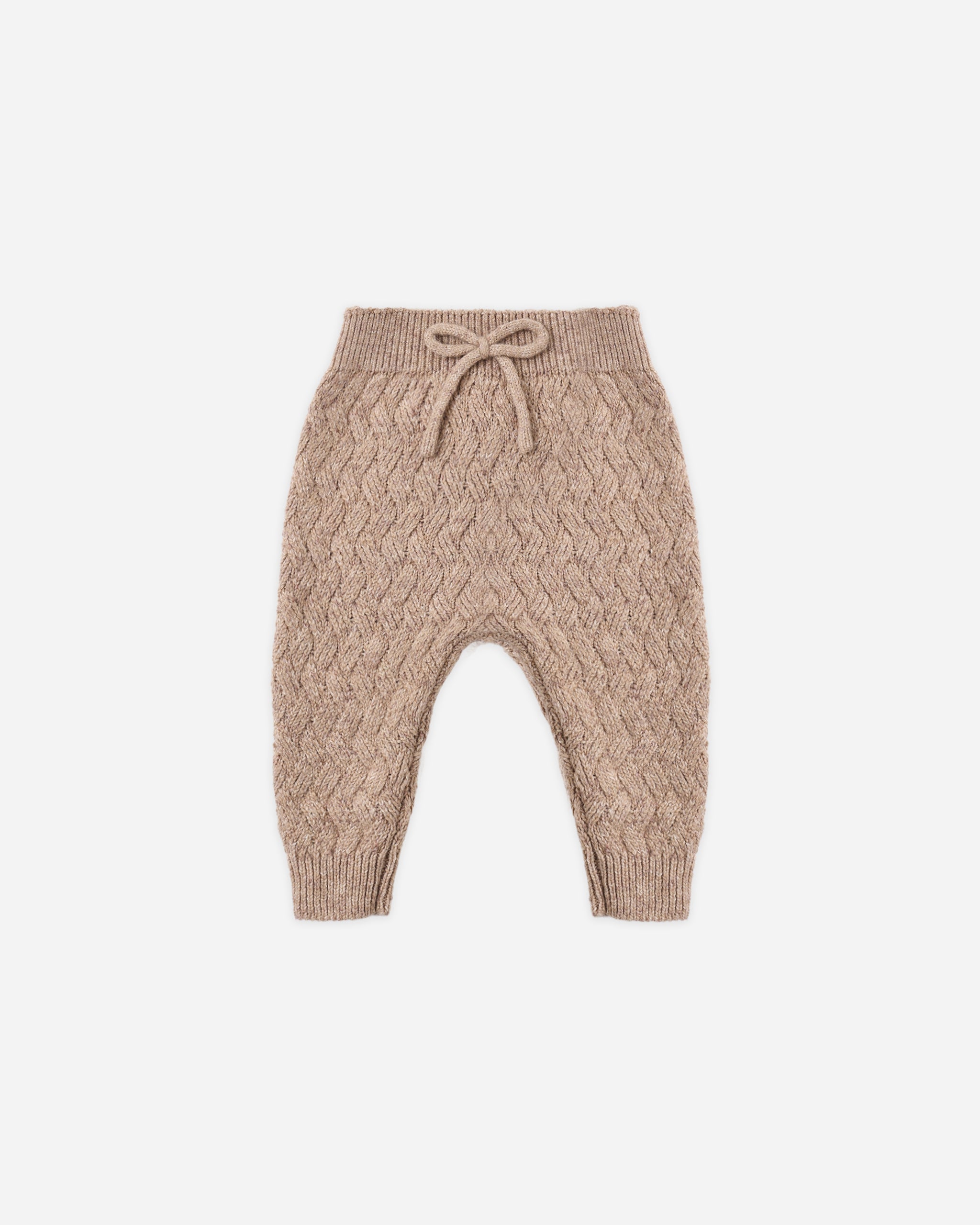 Knit Pant Heathered Almond – Quincy Mae