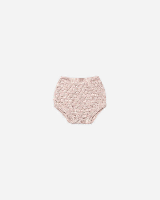 Knit Bloomer Dusty Rose Speckle - Rylee + Cru | Kids Clothes | Trendy Baby Clothes | Modern Infant Outfits |